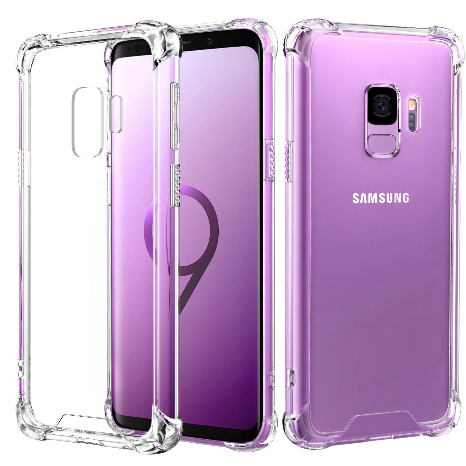 AVANA Handyhülle für Samsung Galaxy S9 / S9 Plus Hülle Schutzhülle Klar Bumper Case, Cover, Durchsichtig, Transparent