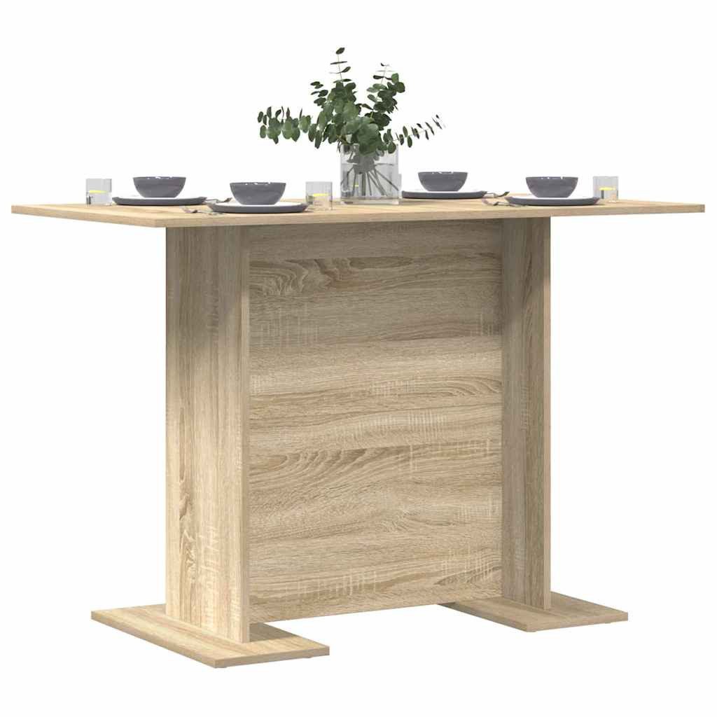 vidaXL Esstisch Esstisch 110 x 60 x 75 cm Holzwerkstoff Sonoma-Eiche (1-St)