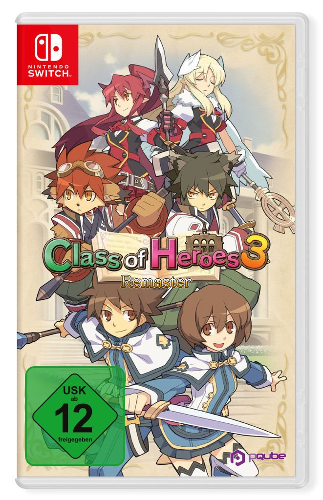 Class of Heroes 3 Remaster (Softwarekarte), Nintendo Switch