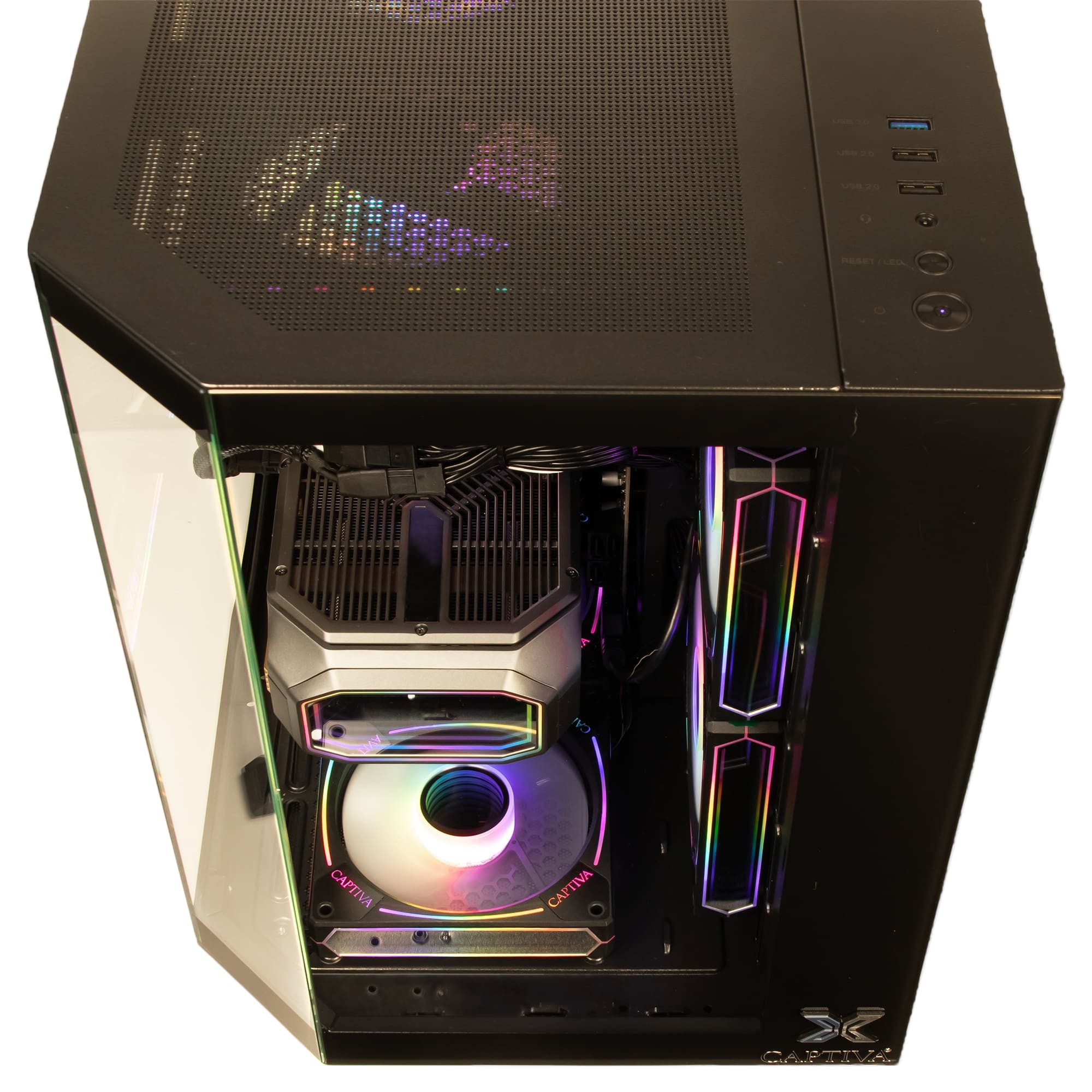 CAPTIVA Entry Gaming R92-493 PC (AMD Ryzen 7 5700X, GeForce® RTX™ 5060, 16 GB RAM, 1000 GB SSD, Luftkühlung, WLAN, Windows 11 Home)