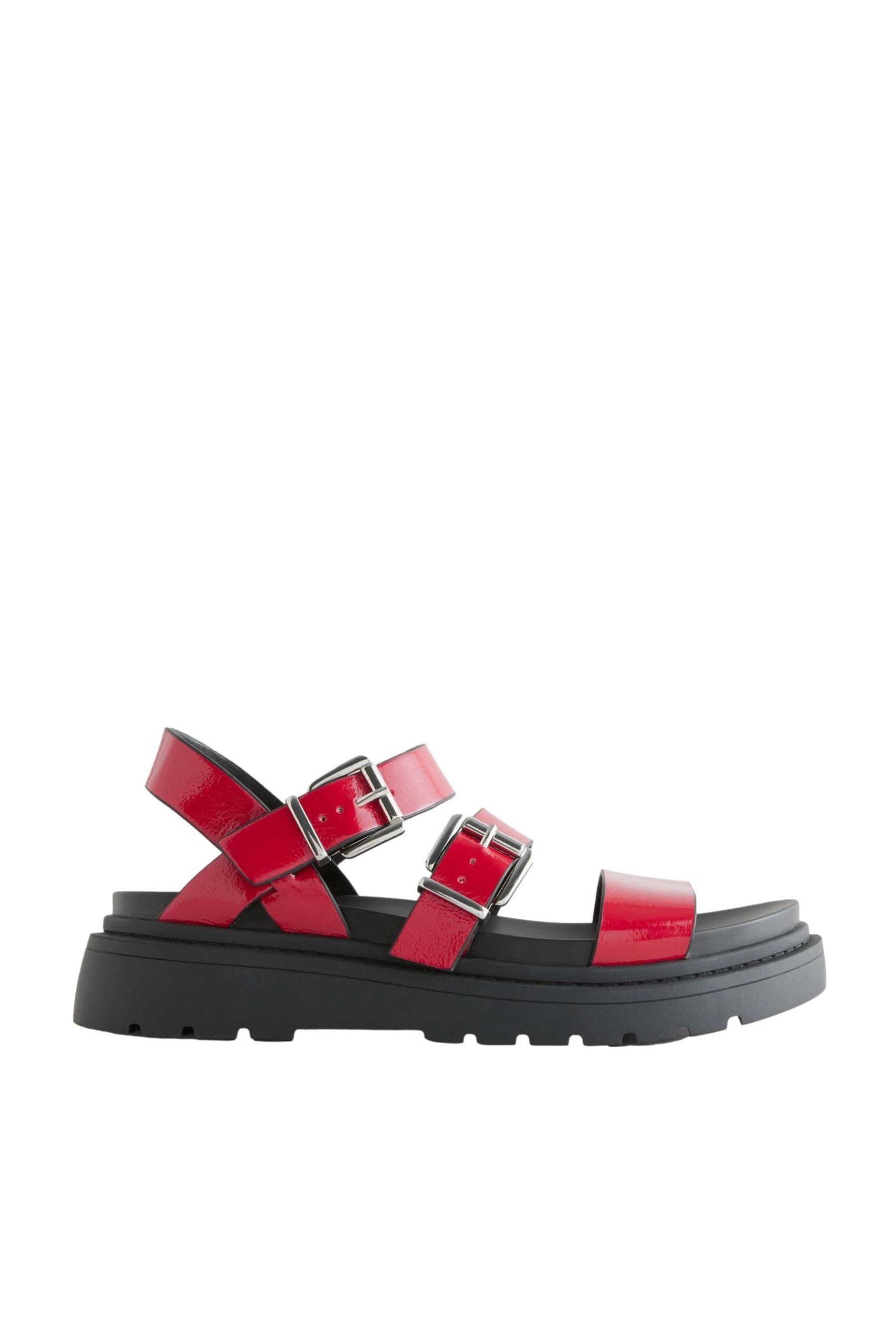 Next Sandale mit prägnanter Schnalle Keilsandalette günstig online kaufen