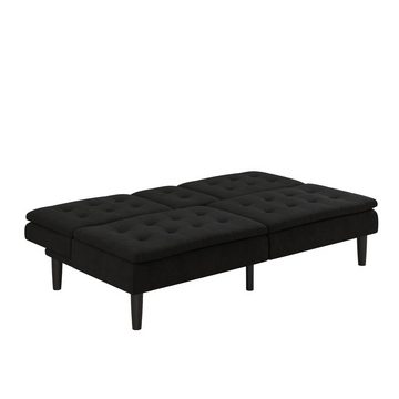 loft24 Schlafsofa Mainstays, Breite 181,5 cm, mit Getränkehalter, Knopfheftung