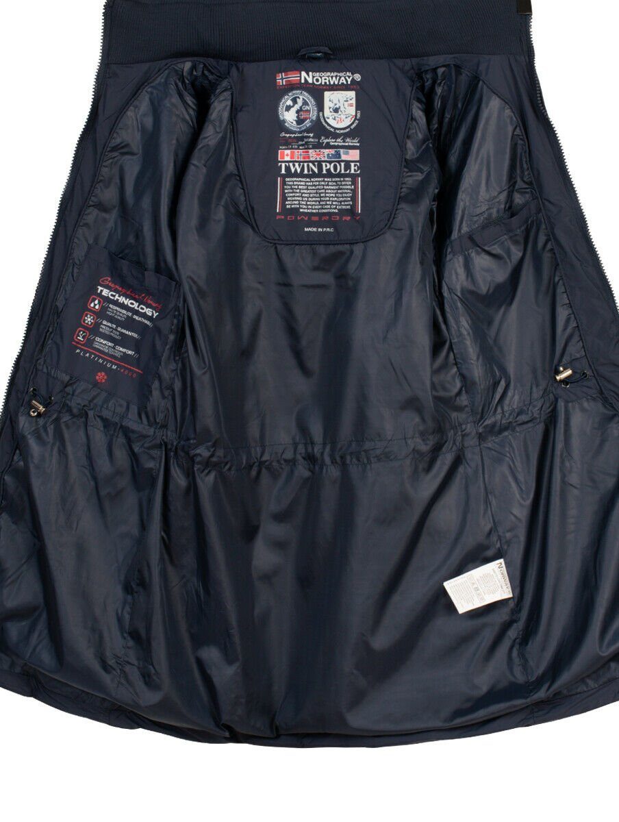 Geographical Norway Steppjacke Herren Winter Jacke Outdoor Parka Steppjacke Warm