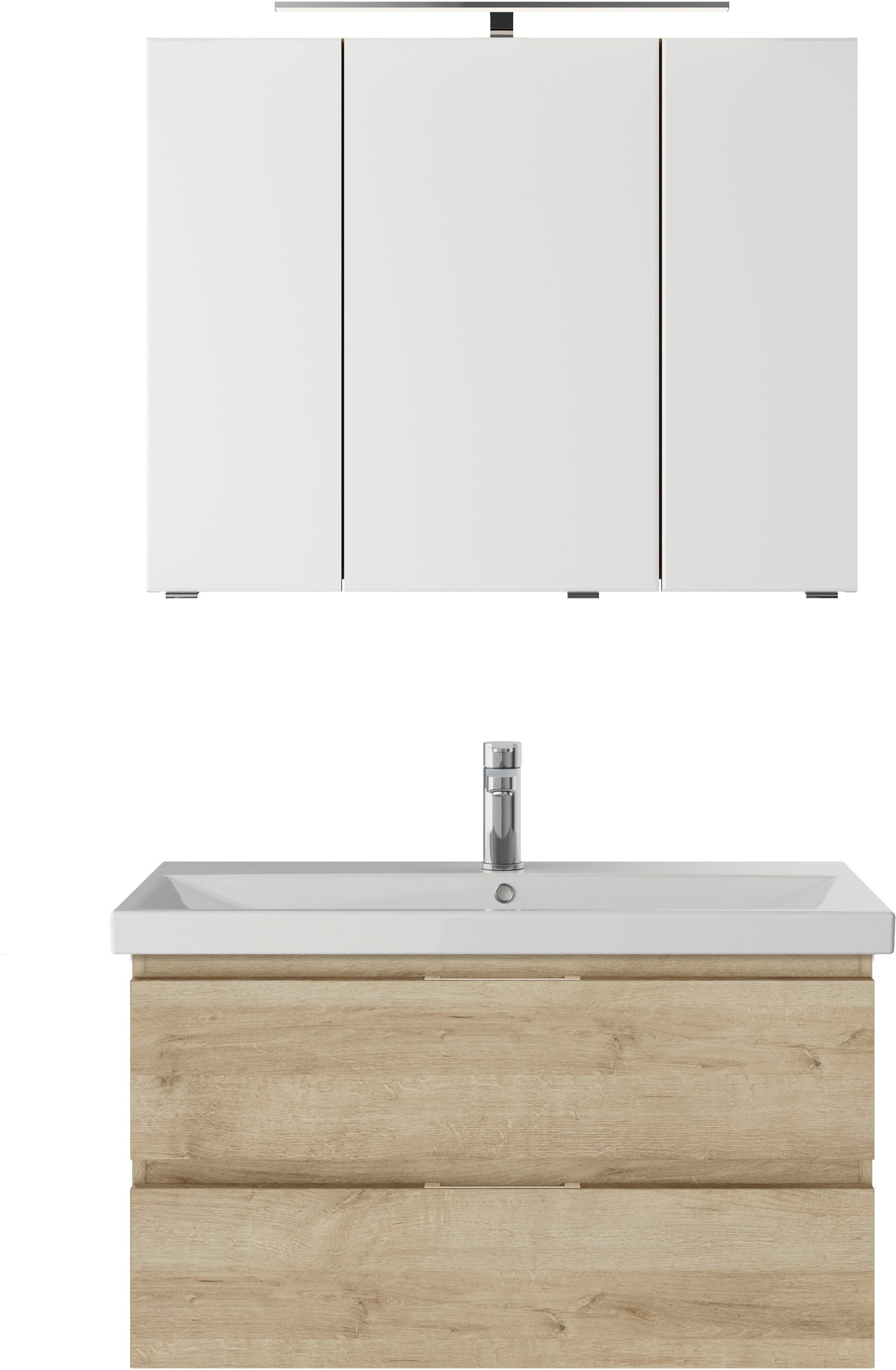 Saphir Badmöbel-Set Serie 4035 2-teilig, Keramikwaschtisch günstig online kaufen