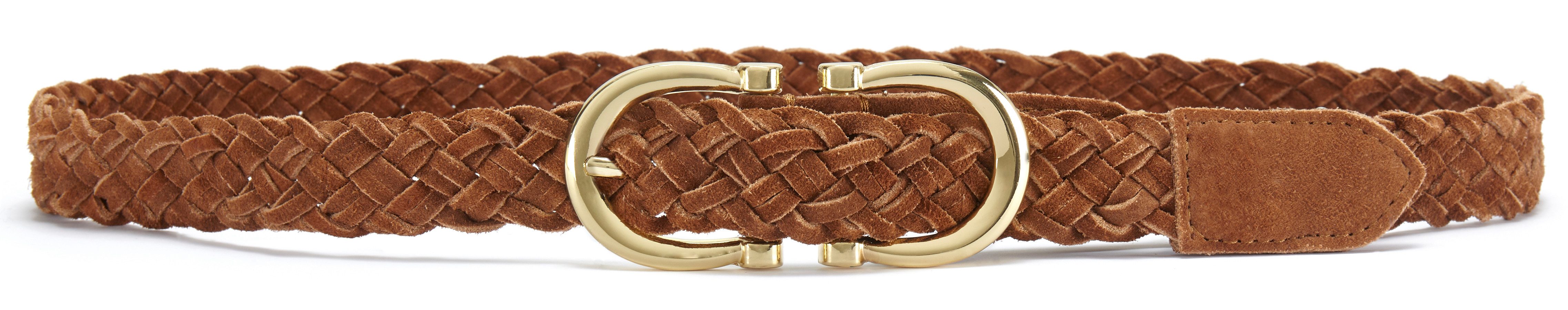 LASCANA Hüftgürtel Ledergürtel Flechtgürtel, Gürtel aus Leder, für Jeans & günstig online kaufen