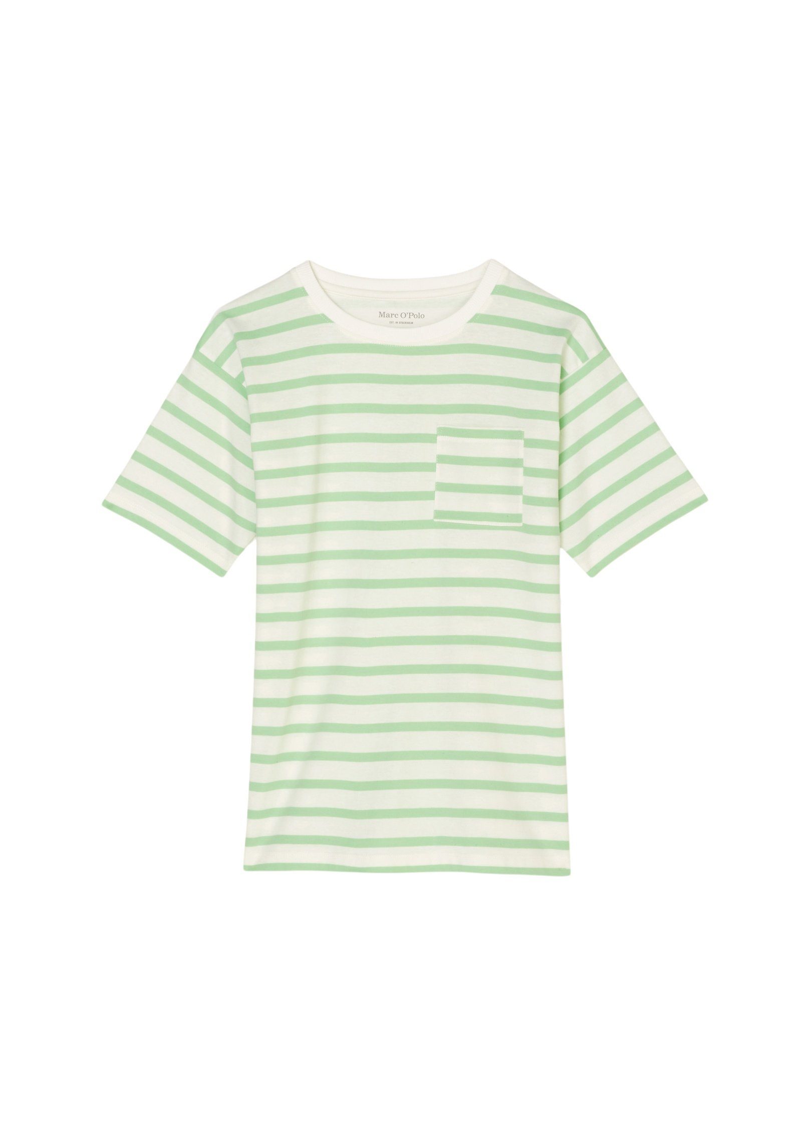Marc O'Polo T-Shirt aus reinem Organic Cotton grün | T-Shirts