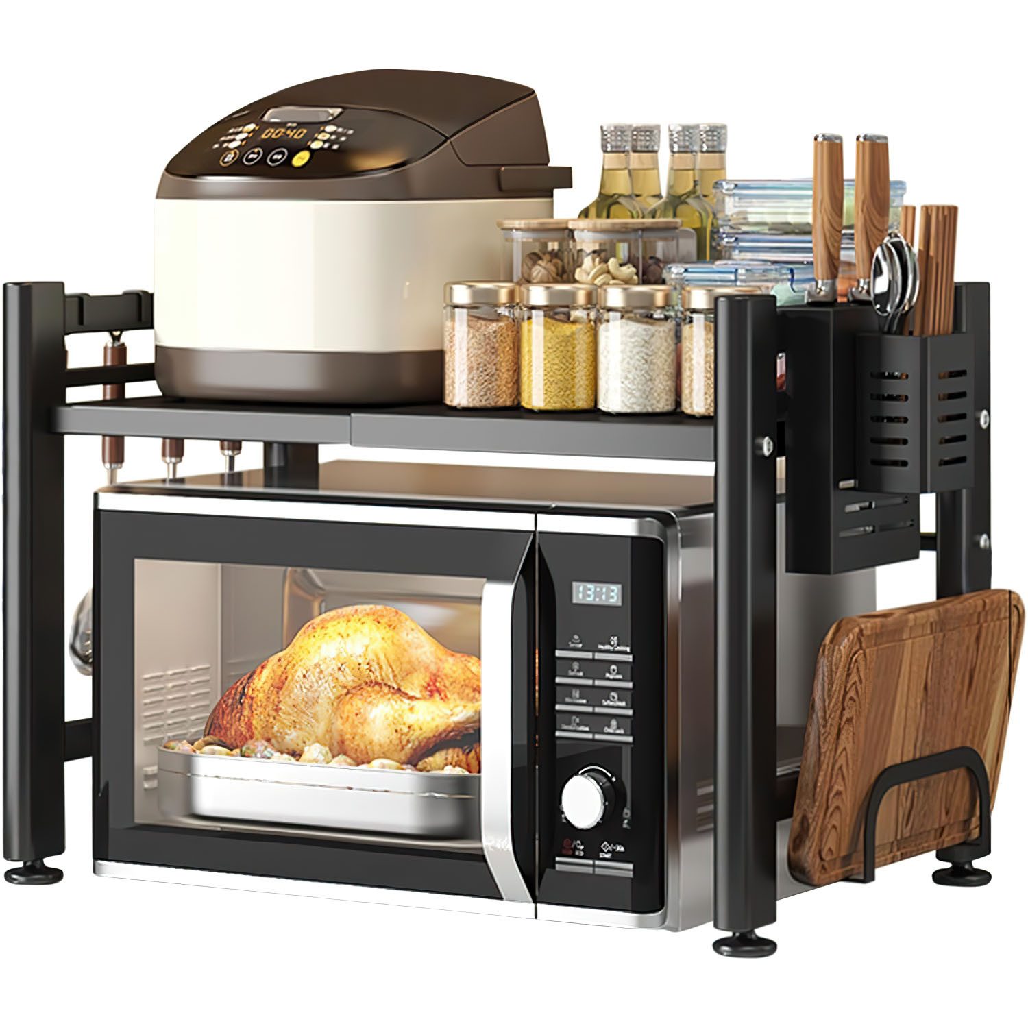 SURFOU Küchenregal Mikrowellen Regal 2-Stufig Microwave günstig online kaufen