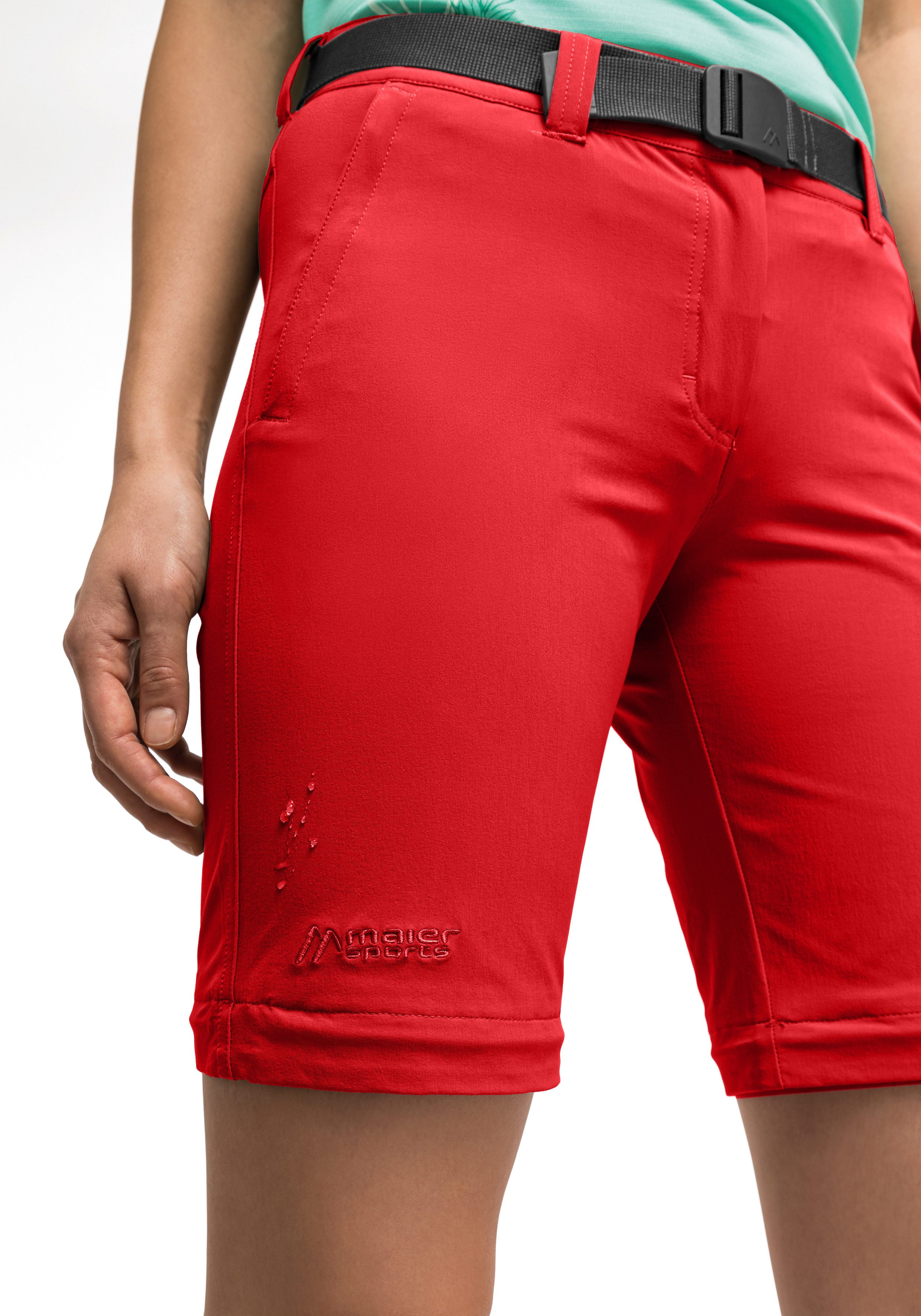 Maier Sports Outdoorhose Nata 2 Damen Zip-Off Wanderhose, atmungsaktive Trekkinghose, Regular Fit