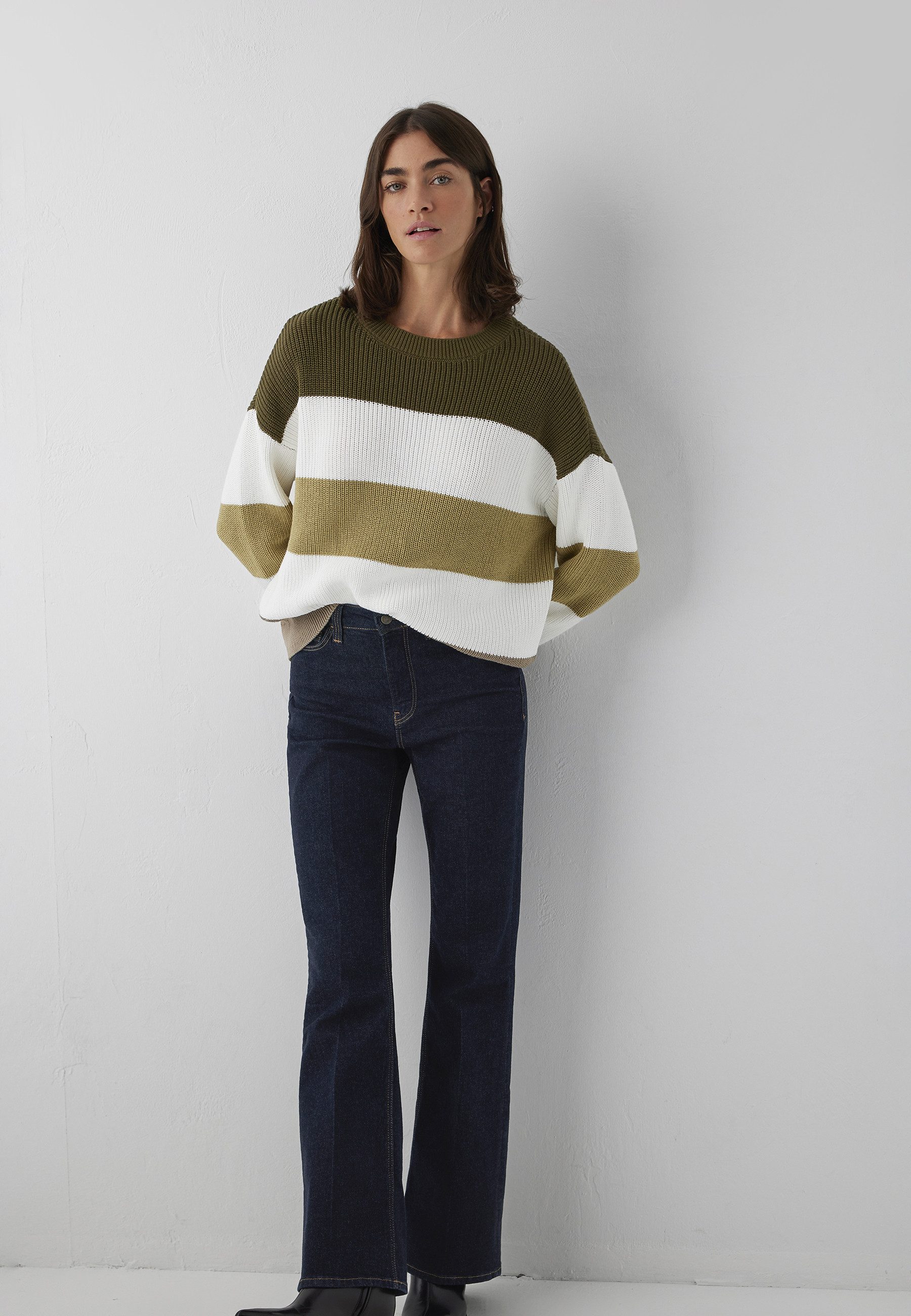 Mavi Strickpullover STRIPED SWEATER Pullover Gestreift
