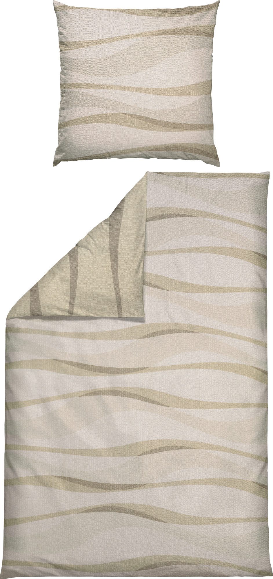 Erwin Müller Bettwäsche Wendebettwäsche, Seersucker, Grafik günstig online kaufen