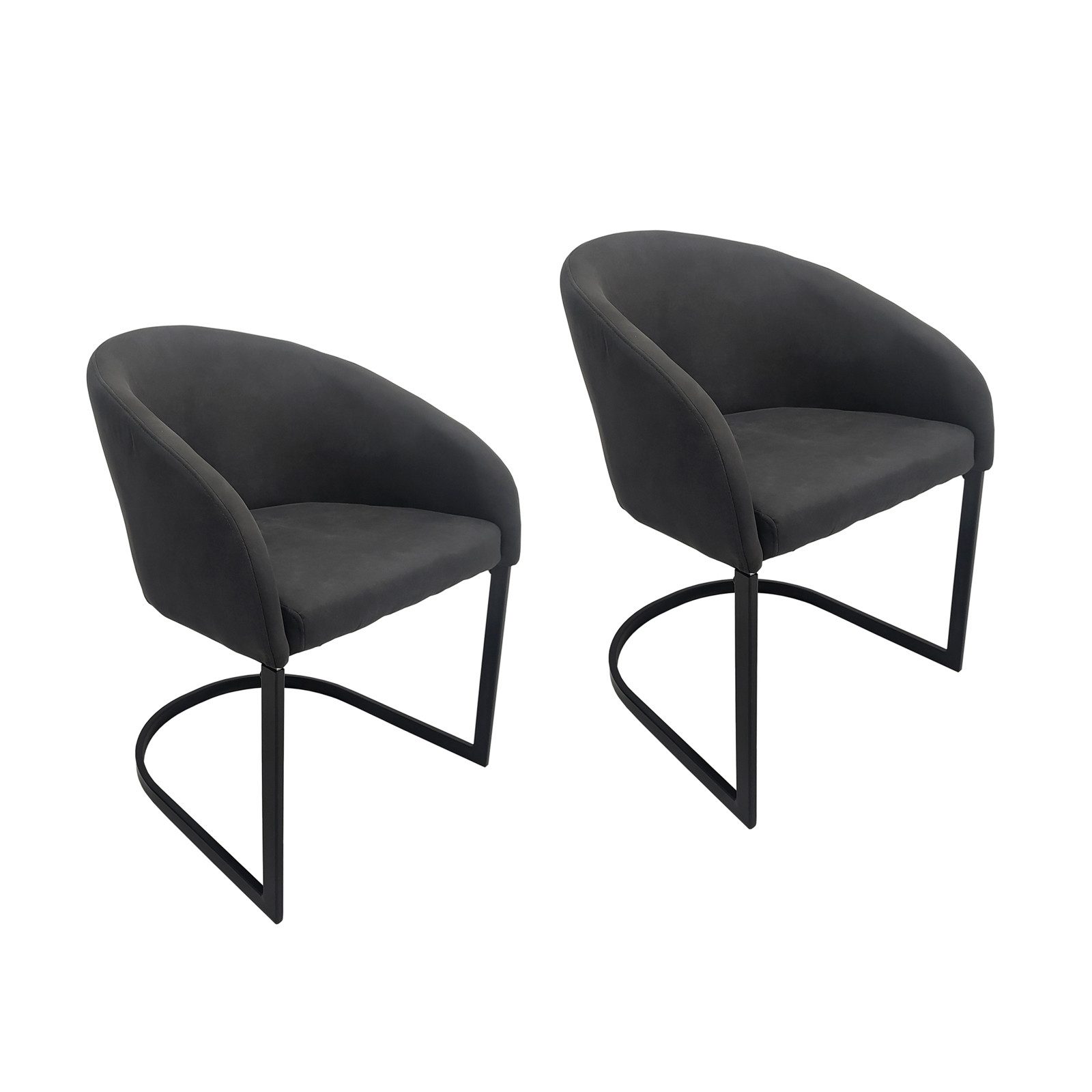 HTI-Living Esszimmerstuhl Esszimmerstuhl 2er Set Vemal Schwarz (Set, 2 St), günstig online kaufen