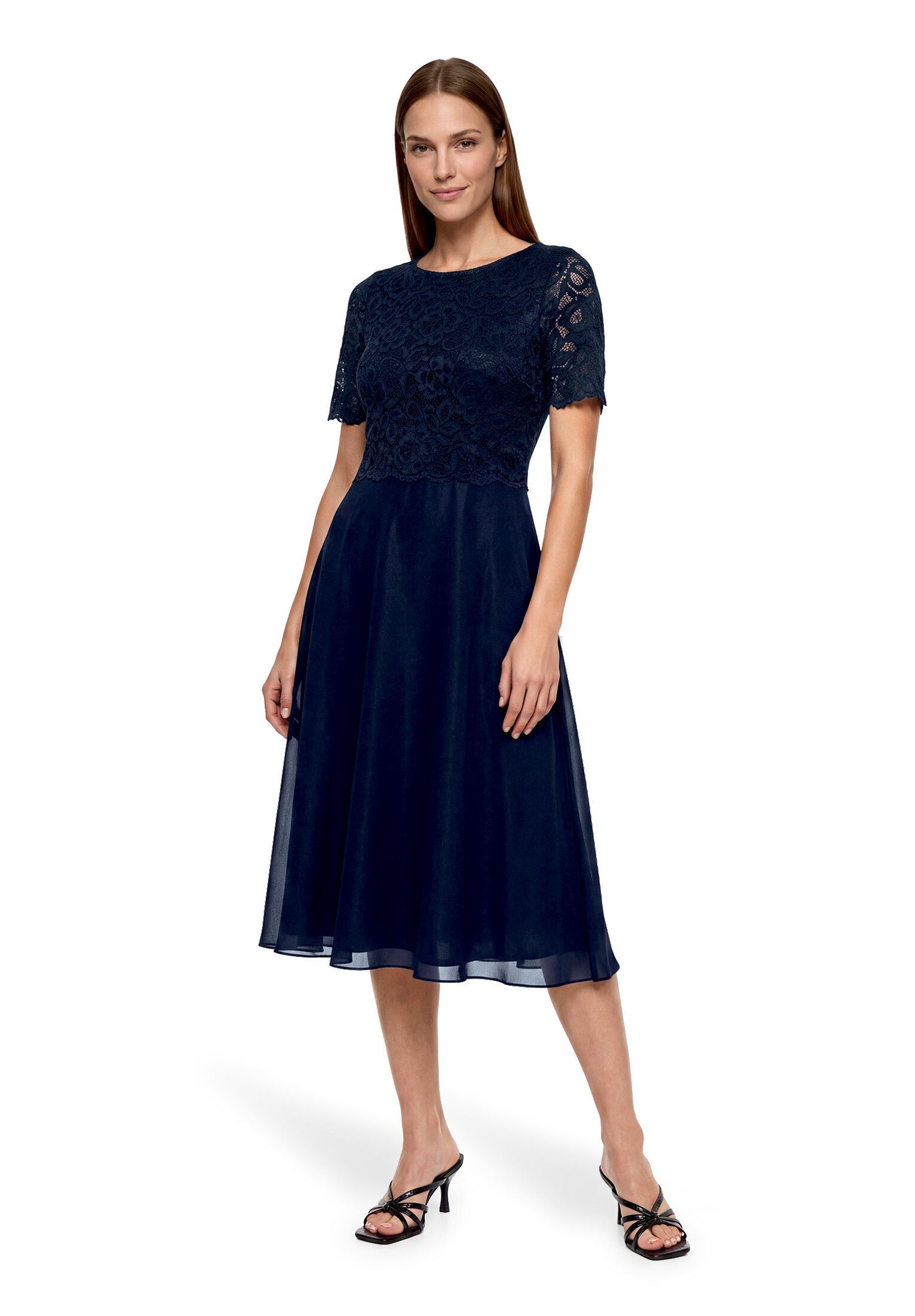 Vera Mont Cocktailkleid Damen mit Spitze Spitze