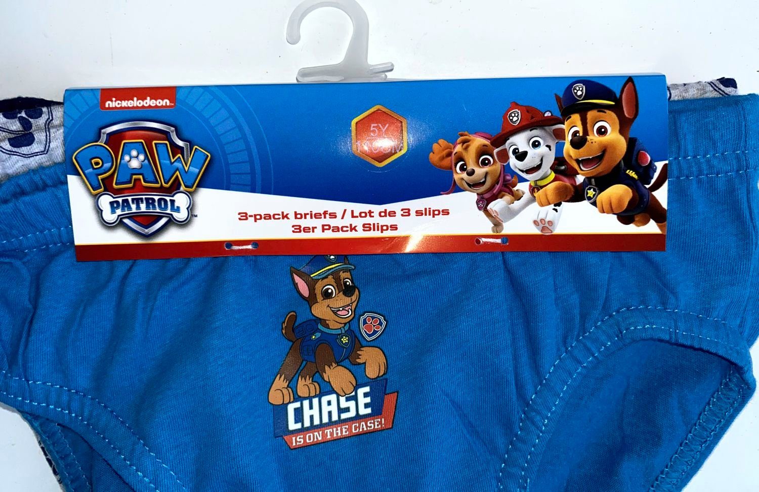 PAW PATROL Slip 9X PAW Patrol Jungen Unterhosen MEGAPACK Set Kinderslips Schlüpfer Unterwäsche Gr.2 3 4 5 6 7 8 Jahre 98 104 110 116 128 – Bild 5 von 5