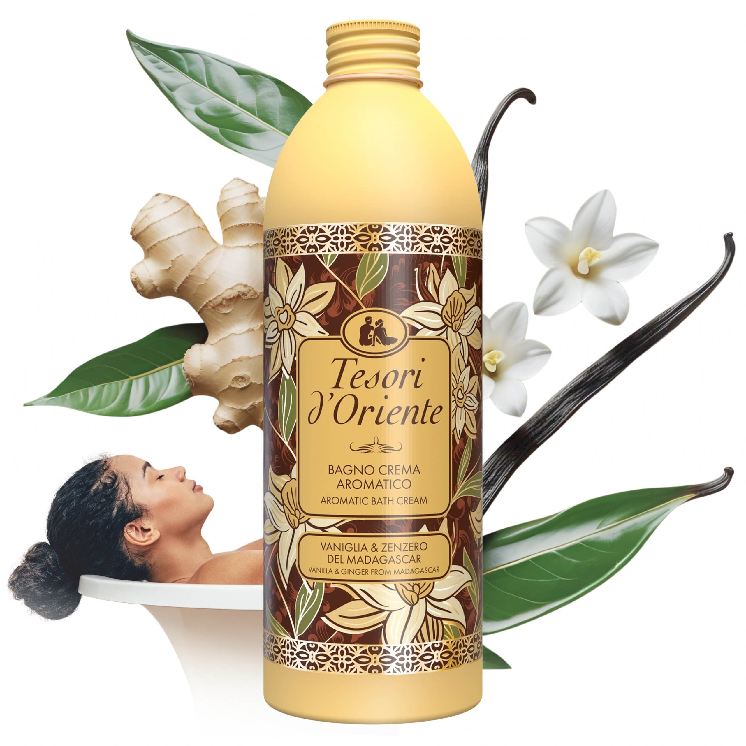 Tesori d´Oriente Duschgel Tesori d'Oriente Vanilia e Zenzero Schaumbad 500 ml, 1-tlg.