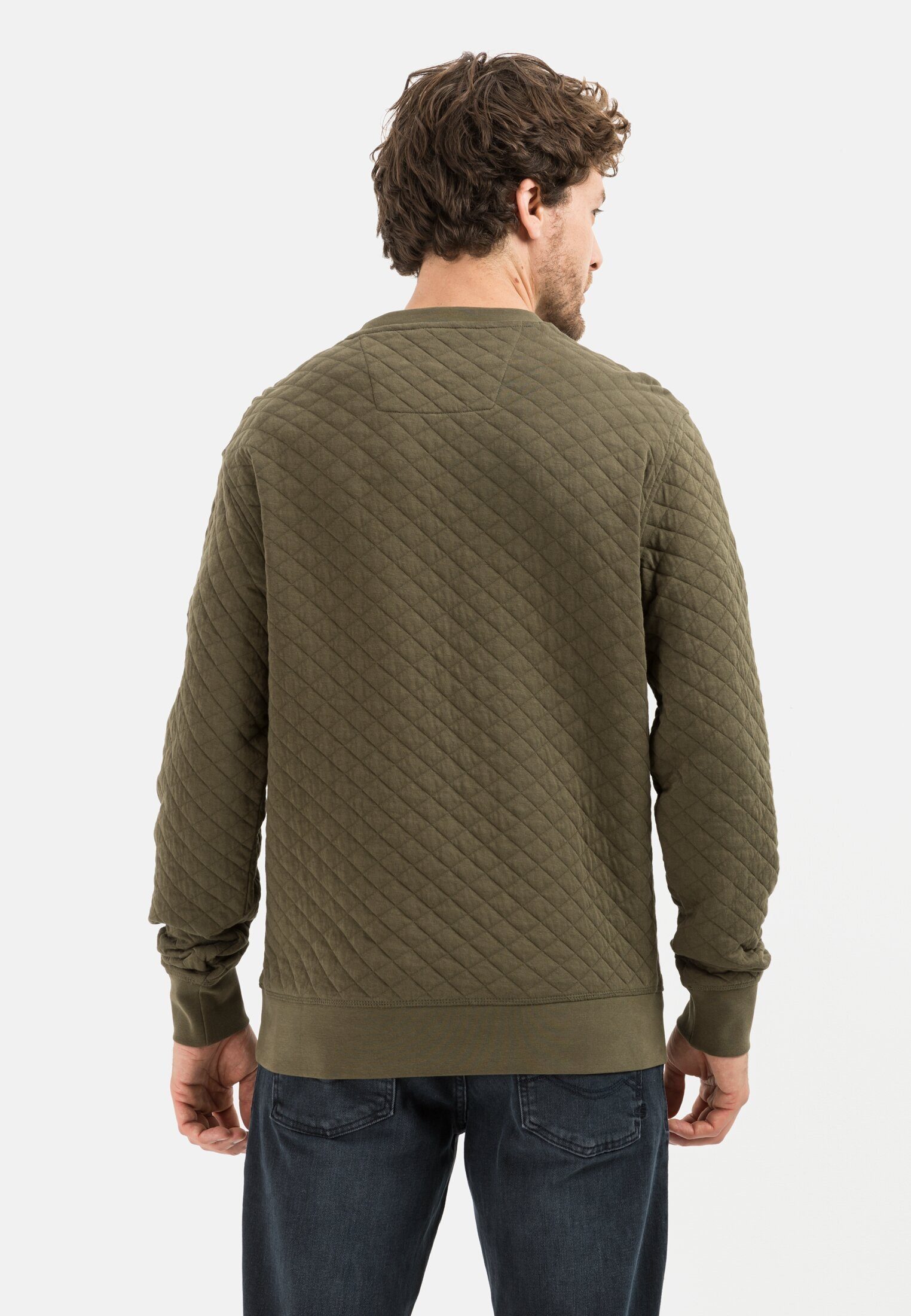 camel active Rundhalspullover aus reiner Baumwolle Pullover_Rundhalspullover