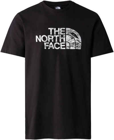 The North Face T-Shirt M S/S WOODCUT DOME TEE