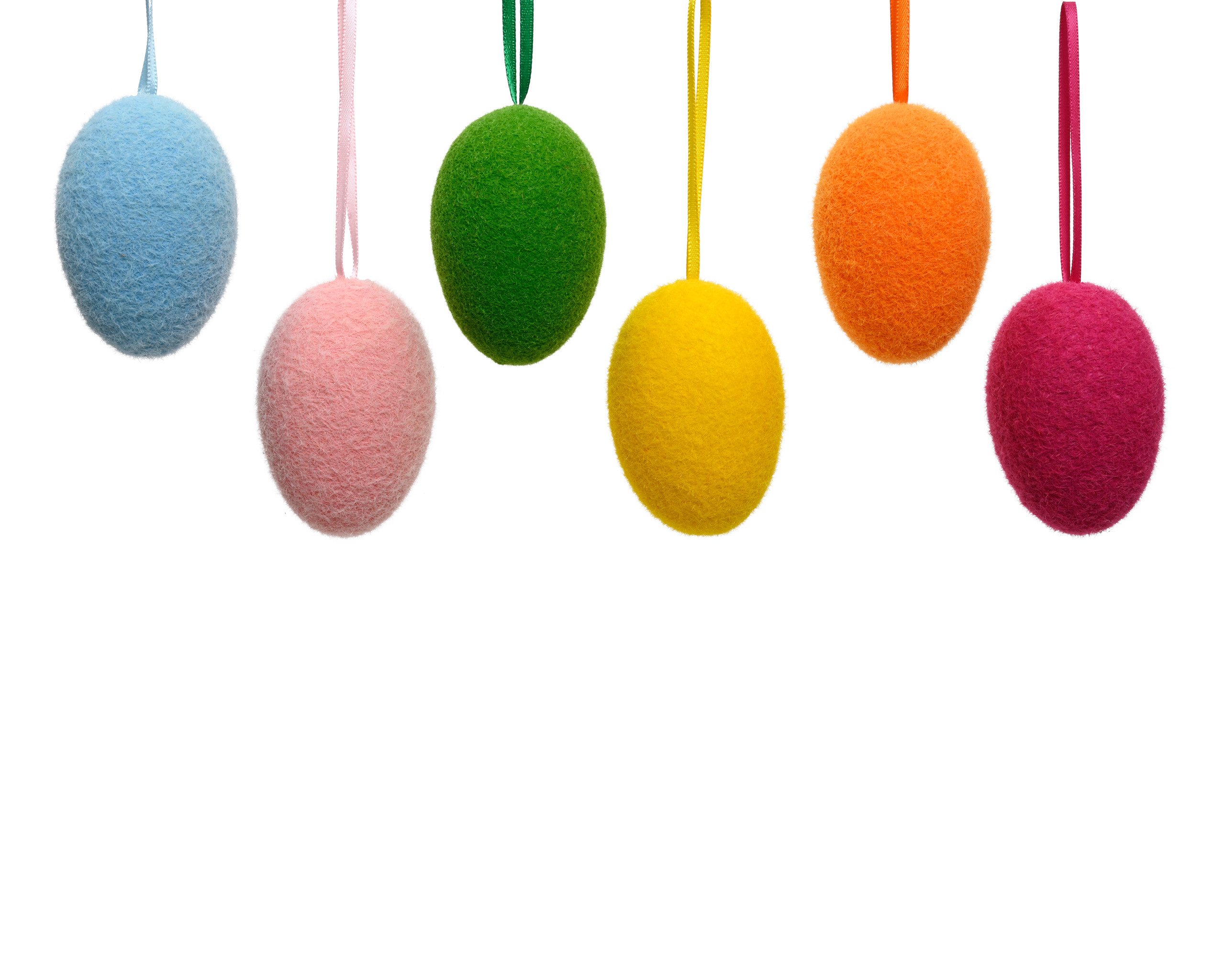 Decoris season decorations Osterei, !!! 6-fach SORTIERT !!! Ostereier 7cm, 1 Stück