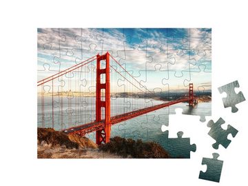 puzzleYOU Puzzle Golden Gate Bridge, San Francisco, USA, 48 Puzzleteile, puzzleYOU-Kollektionen USA, Brücken, 500 Teile, 2000 Teile, 1000 Teile