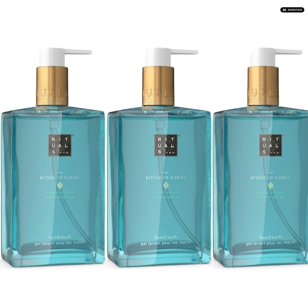 Rituals Flüssigseife Rituals The Ritual Of Karma Hand Wash 3er Set, 1-tlg., Vorratspack mit drei Handseifen im Set