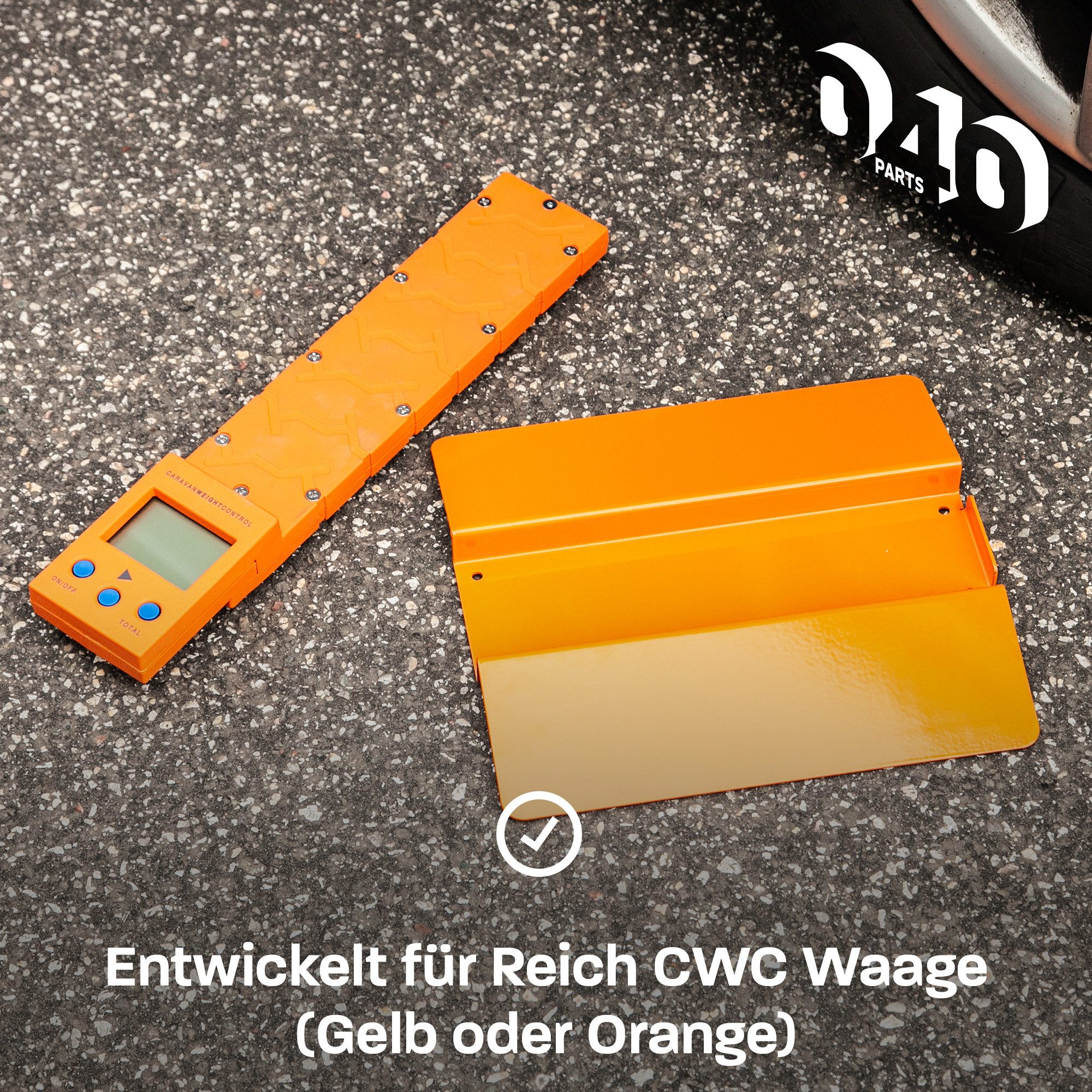 040Parts Spanngurt 040 Parts Auffahrrampe für Reich CWC Waage für sichere & präzise