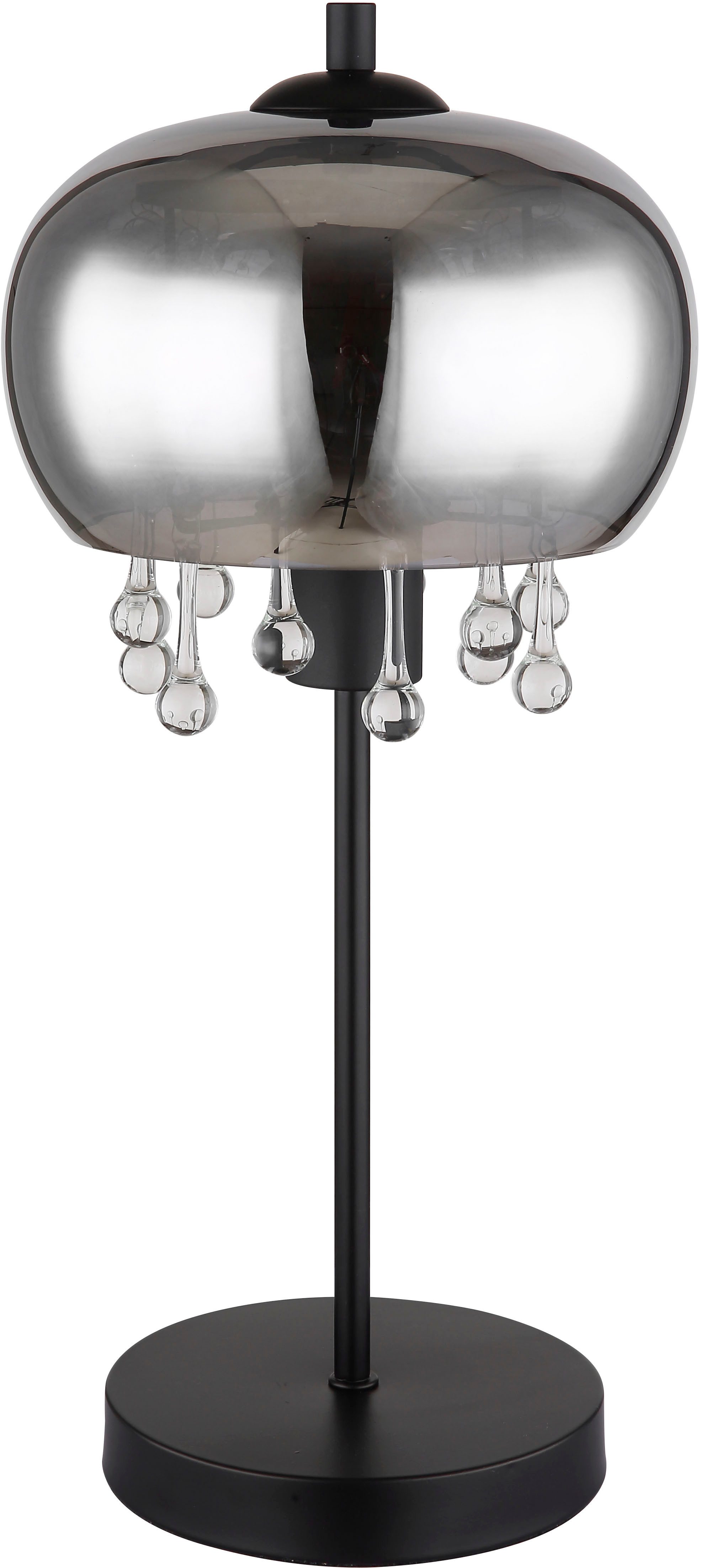 GLOBO LIGHTING Tischleuchte CORRY, ohne Leuchtmittel, Tischlampe Nachttischlampe Deko-Tischleuchte Schlafzimmer