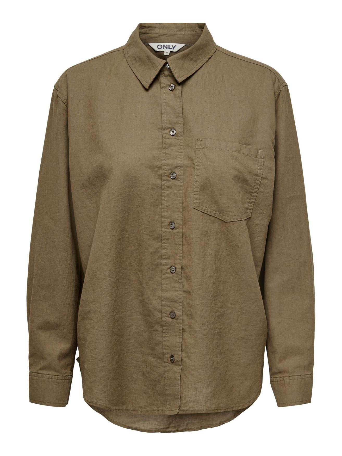 ONLY Blusenshirt ONLTOKYO L/S LINEN BLEND günstig online kaufen