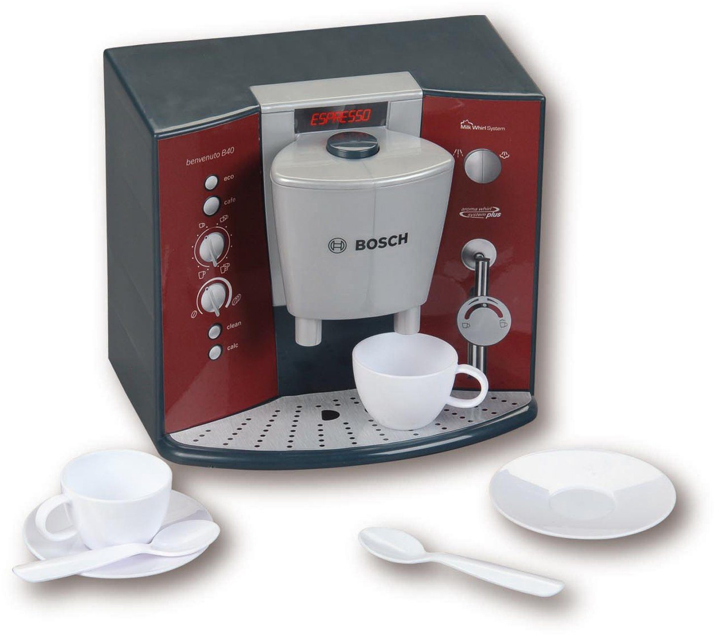 Klein Kinder-Kaffeemaschine Bosch Kaffeemaschine mit Sound & Espressoset, mit Soundfunktion, Made in Germany