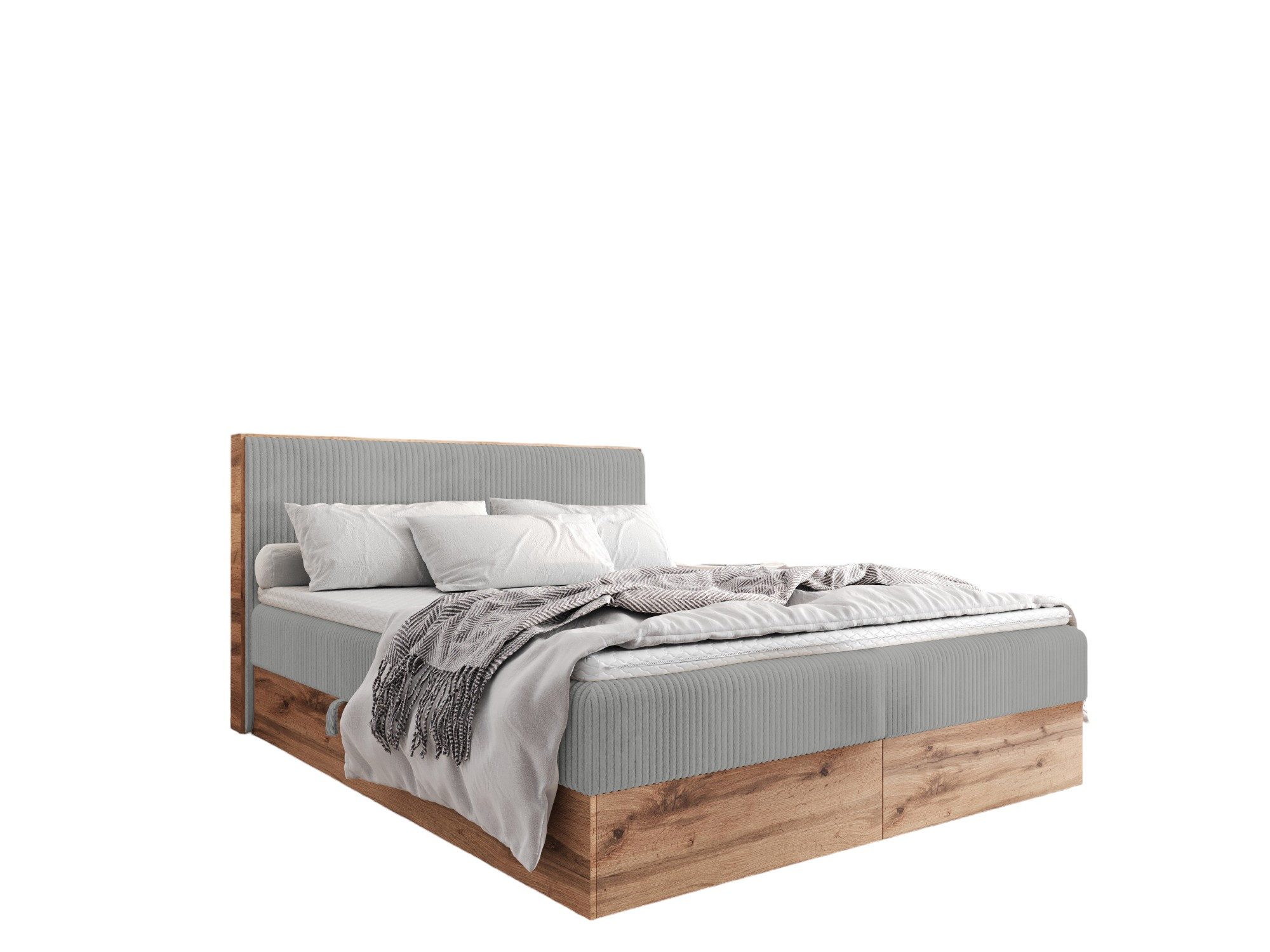 AN-MOEBEL4U Boxspringbett Boxspringbett TESSA in Stoff günstig online kaufen