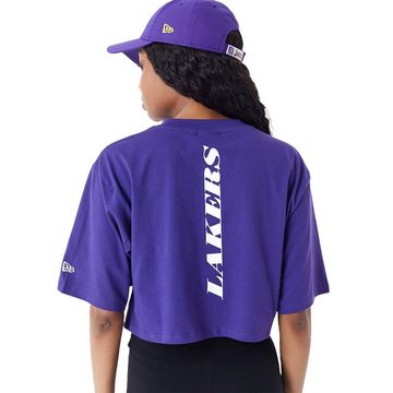 New Era Crop-Top Crop T-Shirt New Era NBA LA Lakers