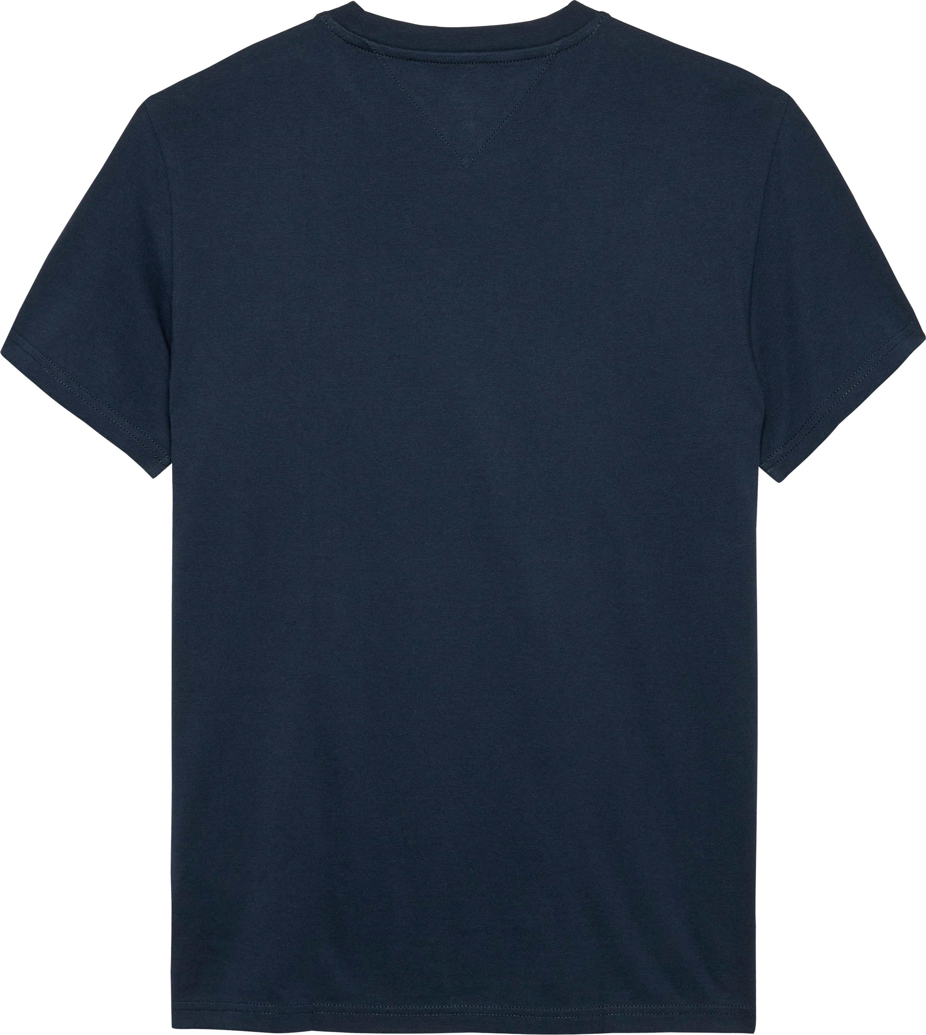 Tommy Jeans T-Shirt TJM SLIM LINEAR CHEST TEE EXT Mit Rundhalsausschnitt