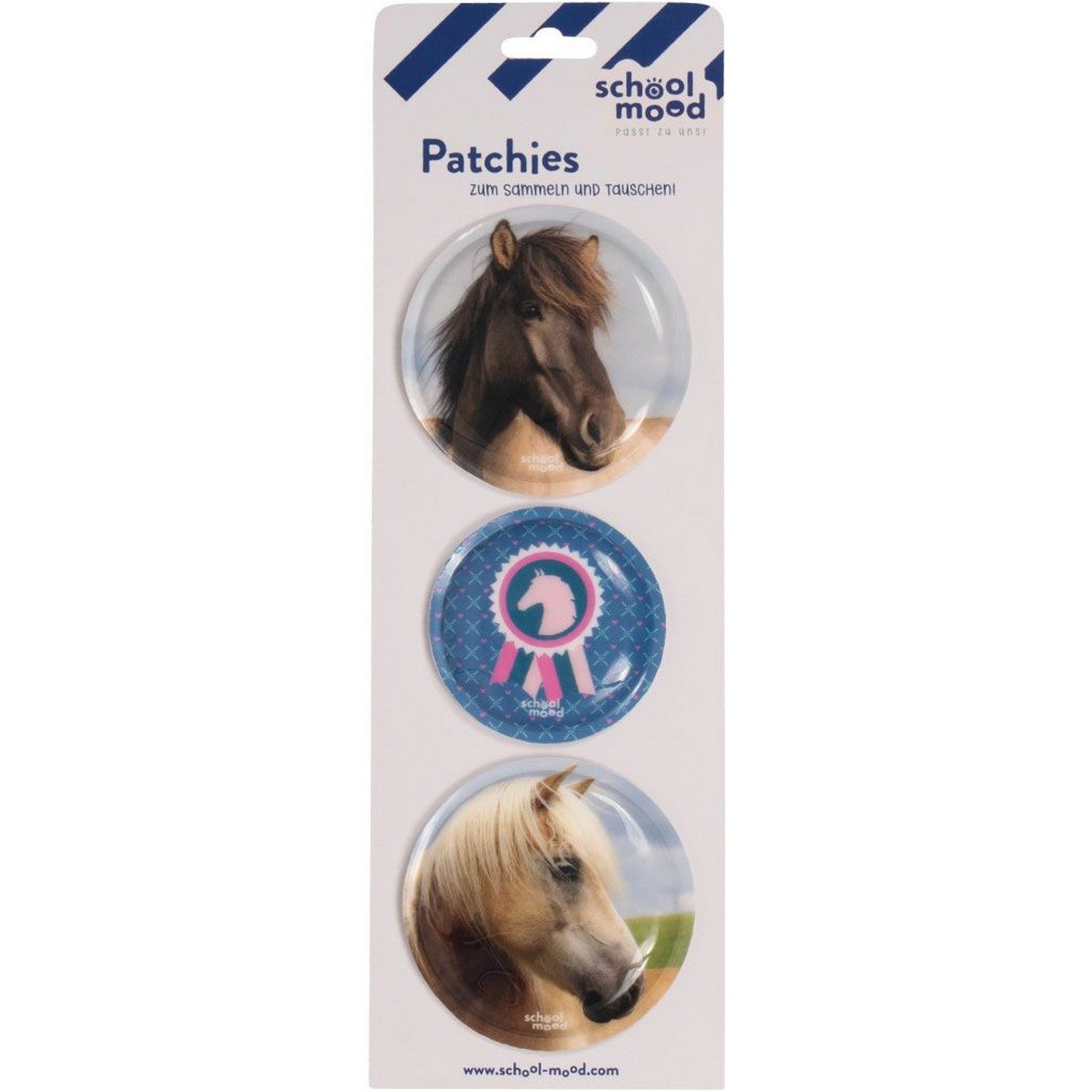 SCHOOL-MOOD® Schulranzen 3er Patchy-Set Mila Pferd