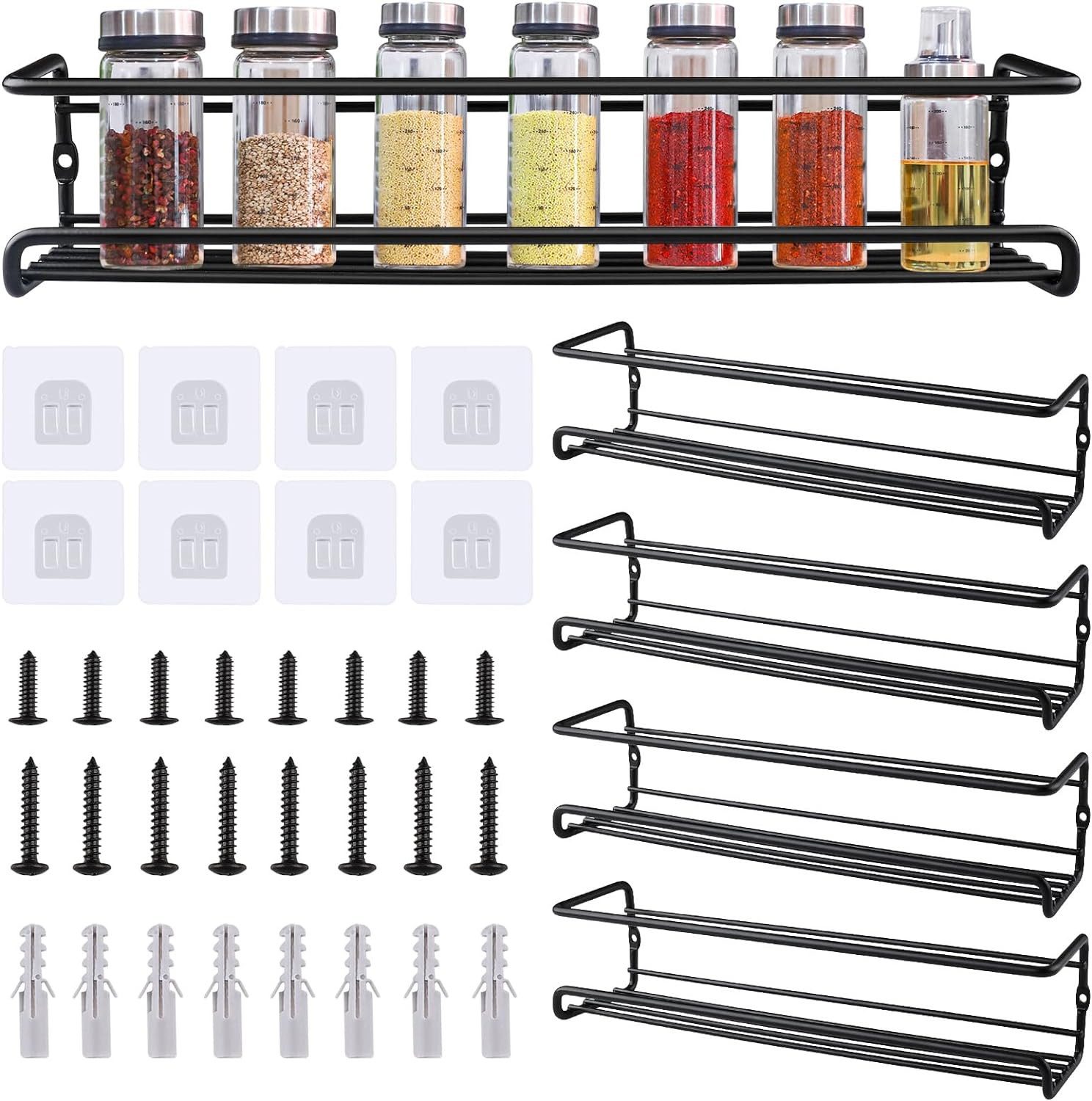 STILVORA Gewürzregal Küchenregal Metallregal Wandregal für günstig online kaufen
