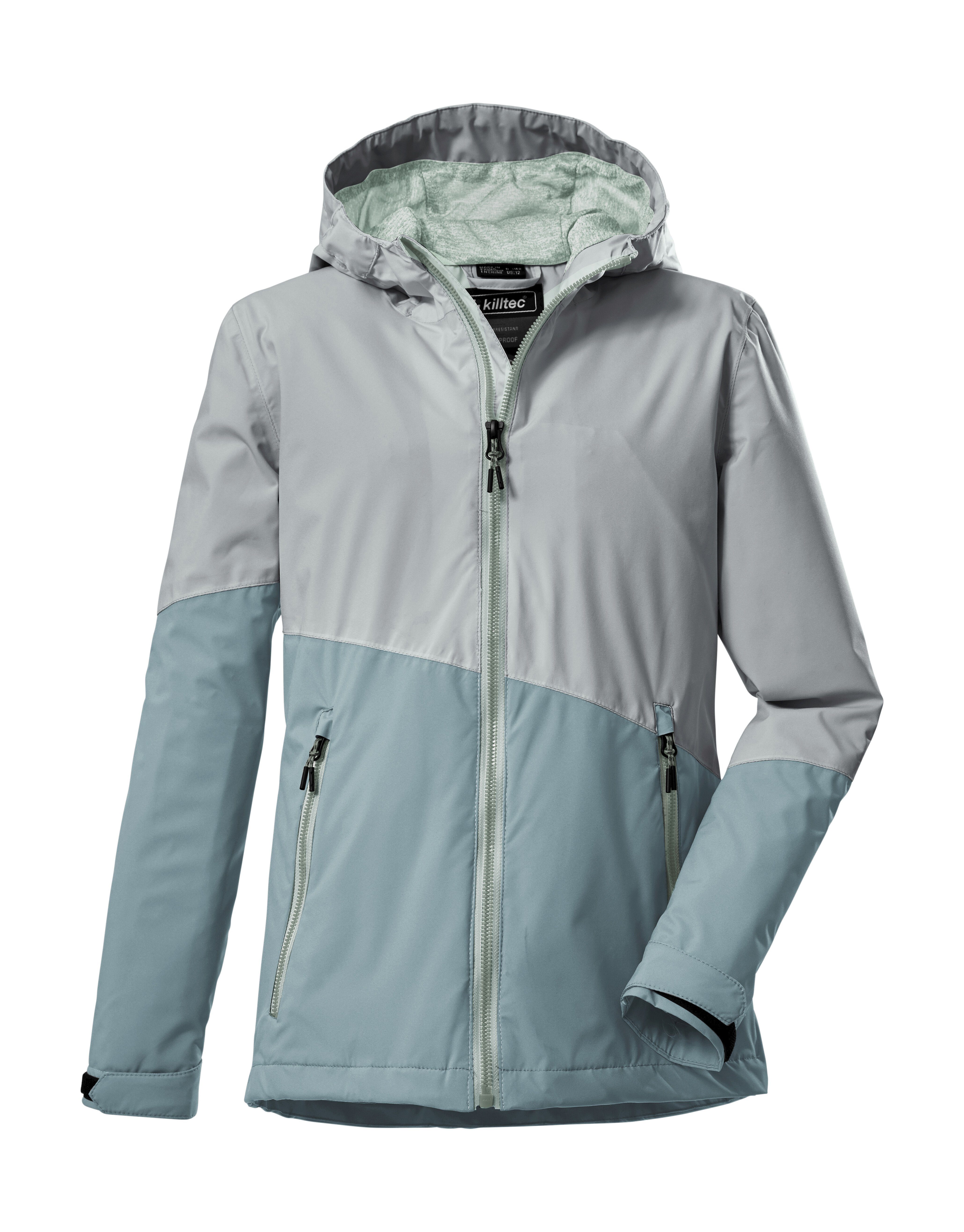 10.000 Killtec JCKT, mm KOS wasserdicht Nähte, GRLS 206 100% Outdoorjacke verschweißte Wassersäule,