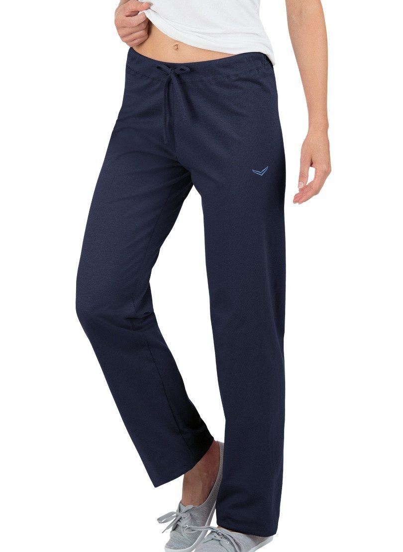 Trigema Jerseyhose TRIGEMA Hüfthose aus Biobaumwolle (1-tlg)
