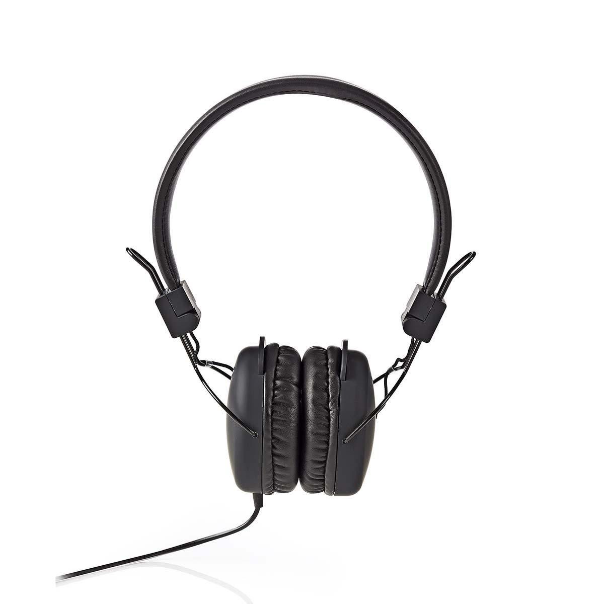 Nedis HPWD1100BK Over-Ear-Kopfhörer (flexibel einsetzbar, stabile verbindung, langlebig, Alexa, Bixby, Google Assistant, arbeitet mit Alexa, arbeitet mit Google Assistant, flexibel einsetzbar, stabile verbindung, langlebig)