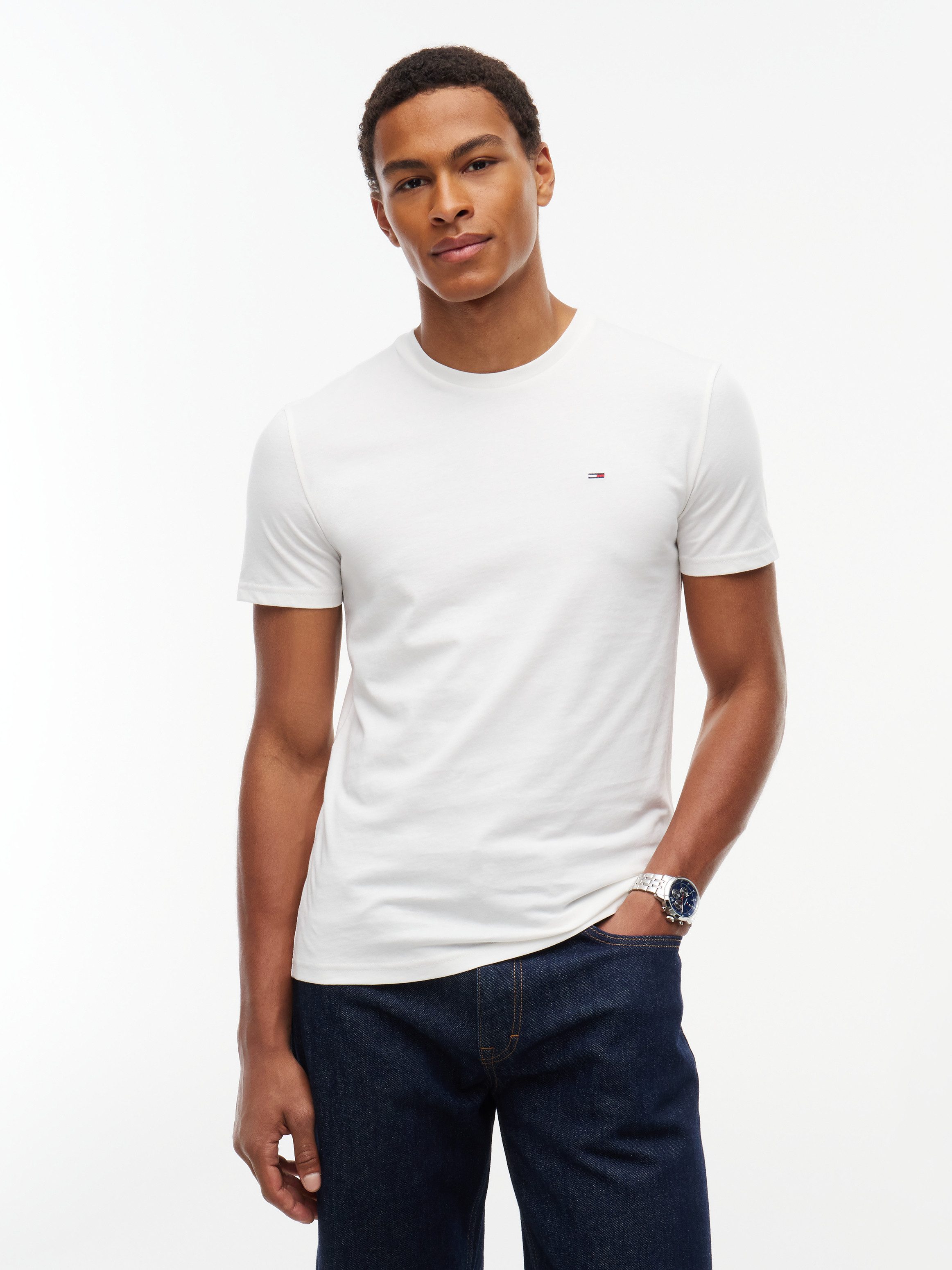 Tommy Jeans T-Shirt TJM EXTRA SLIM 3 PACK (Packung, 3-tlg) Mit Rundhalsausschnitt – Bild 3 von 5