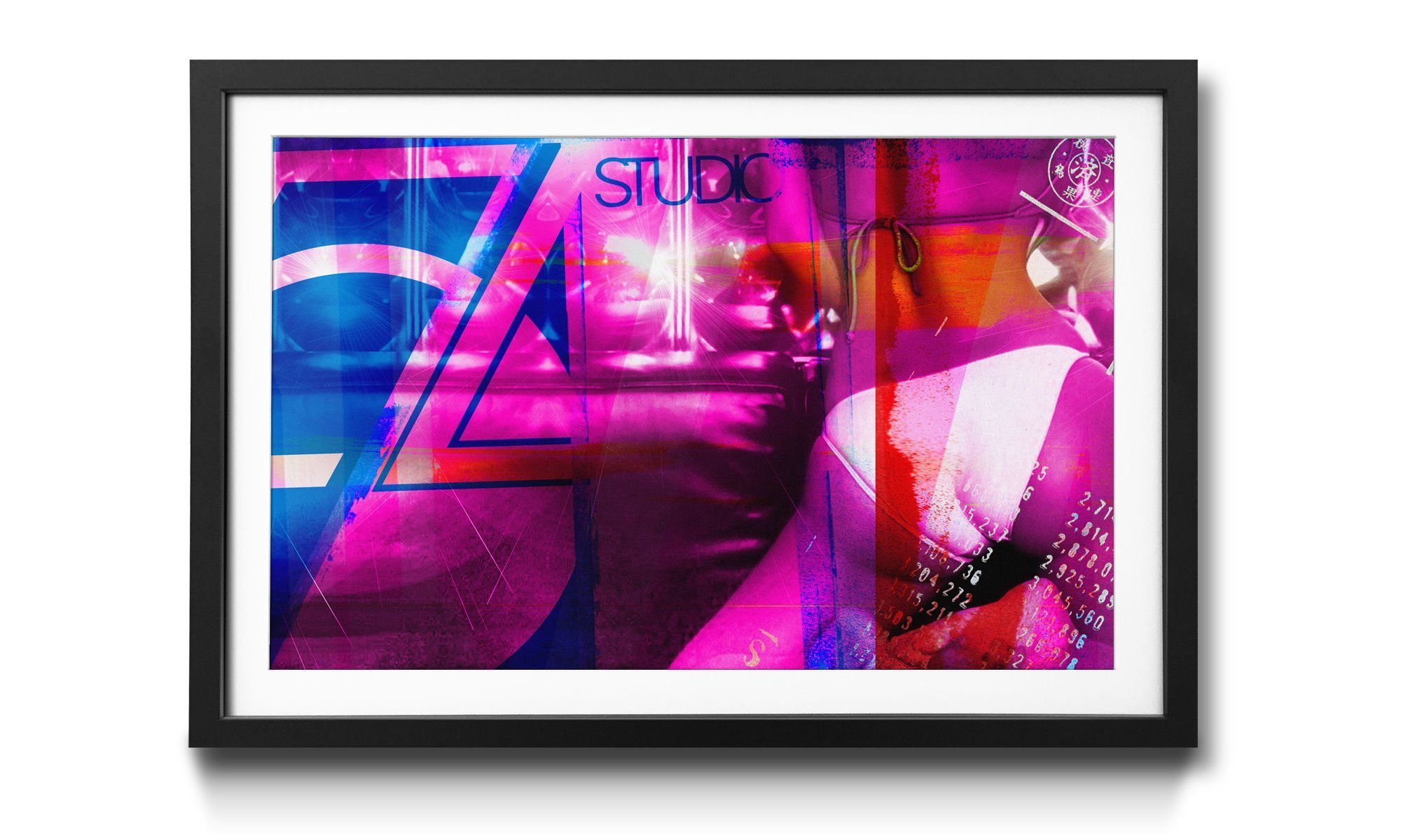 WandbilderXXL Bild mit Rahmen Studio54, Erotik, Wandbild, in 4 Größen erhältlich