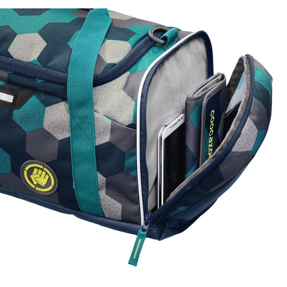 coocazoo Sporttasche Coocazoo Sporttasche "SporterPorter", Blue Geometric Melange