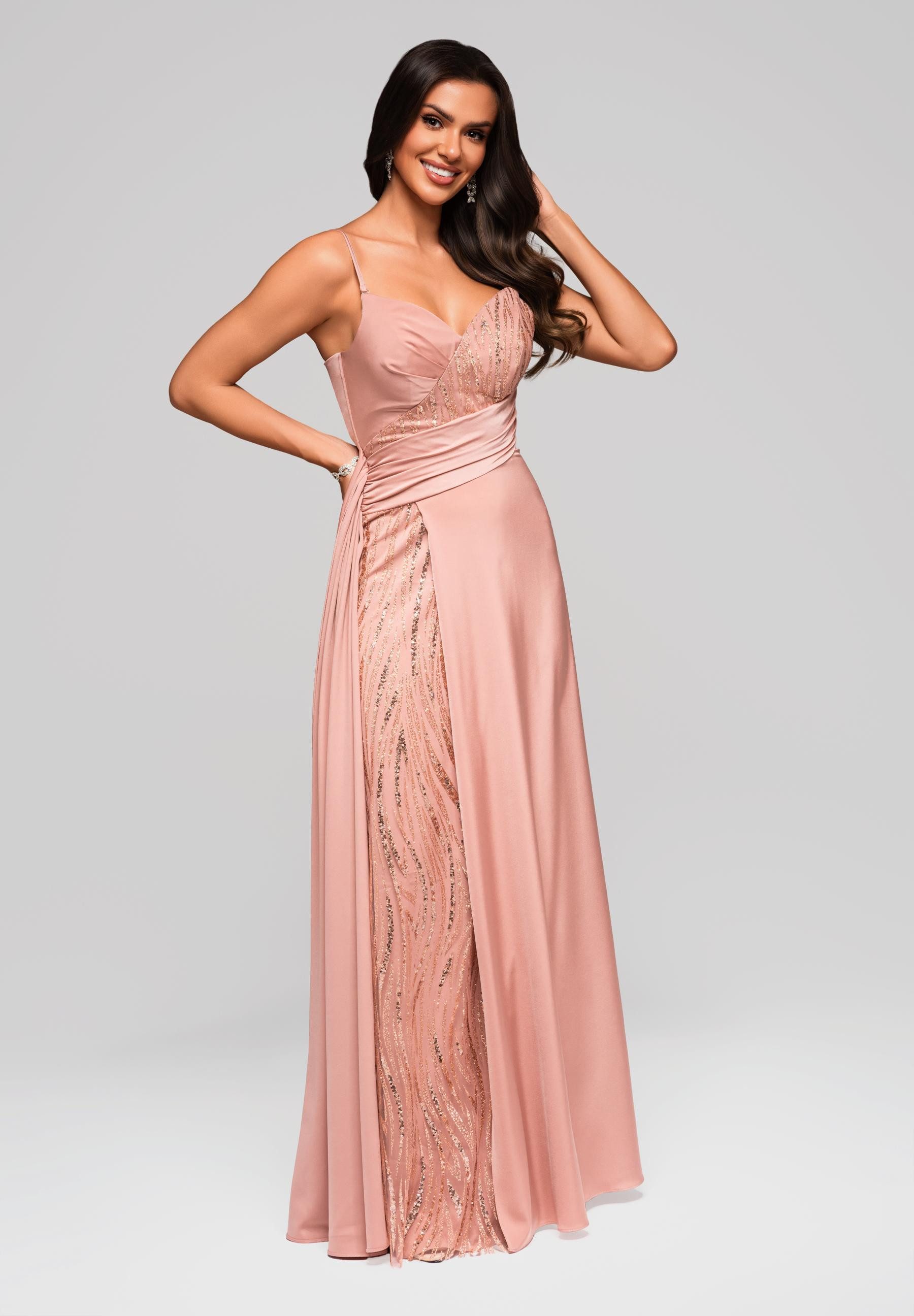 Abendkleid Elegantes Abendkleid mit Pailletten