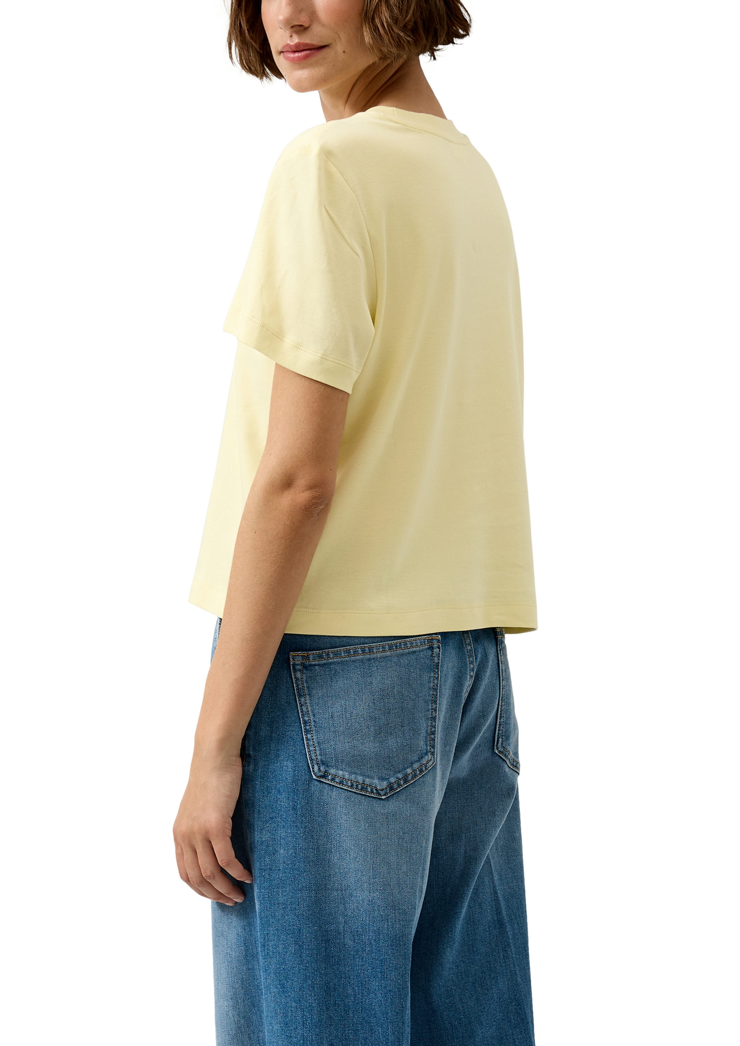 s.Oliver T-Shirt Sommershirt unifarben