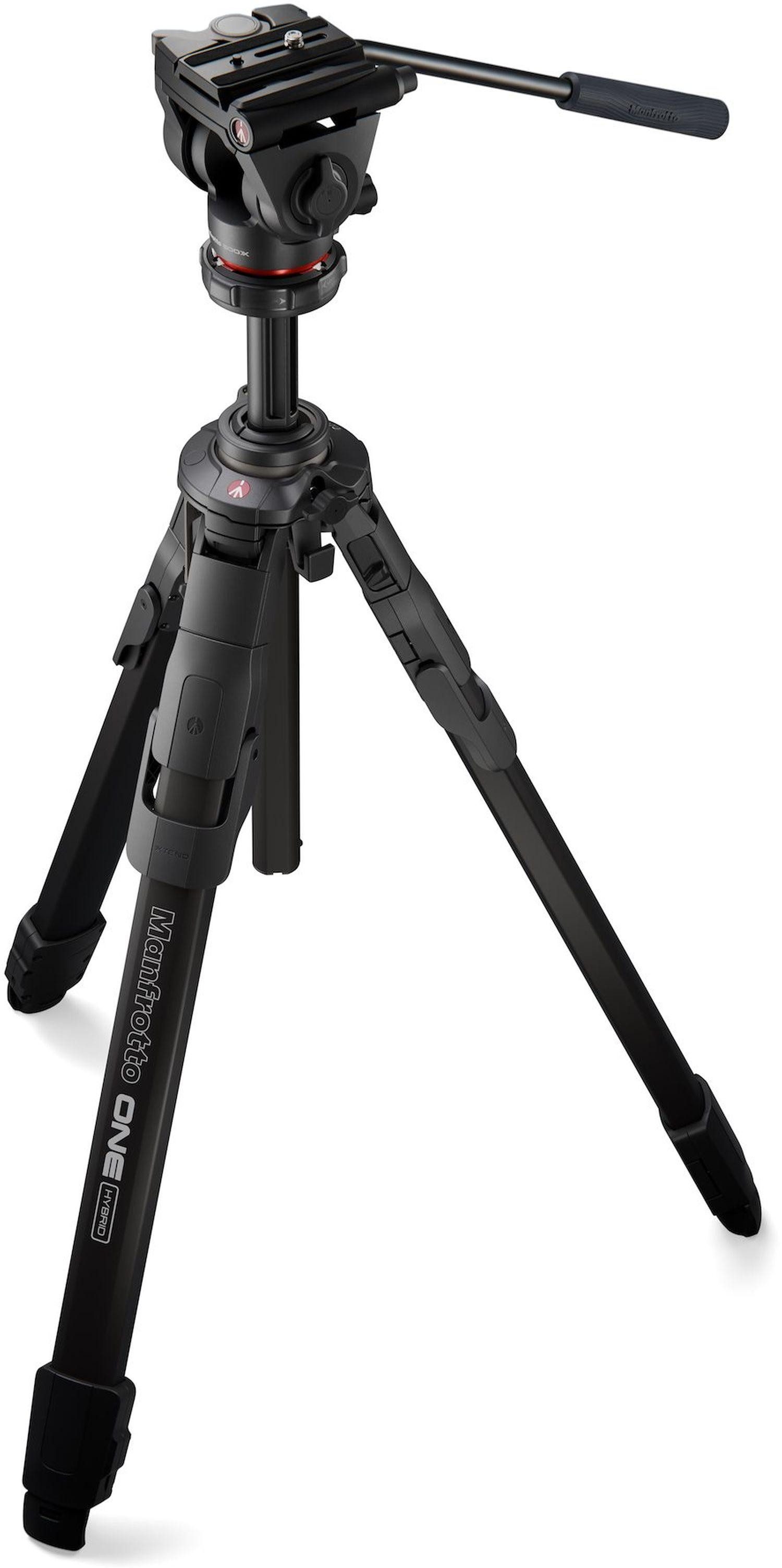 Manfrotto ONE Aluminium mit 500X Fluidkopf Stativhalterung