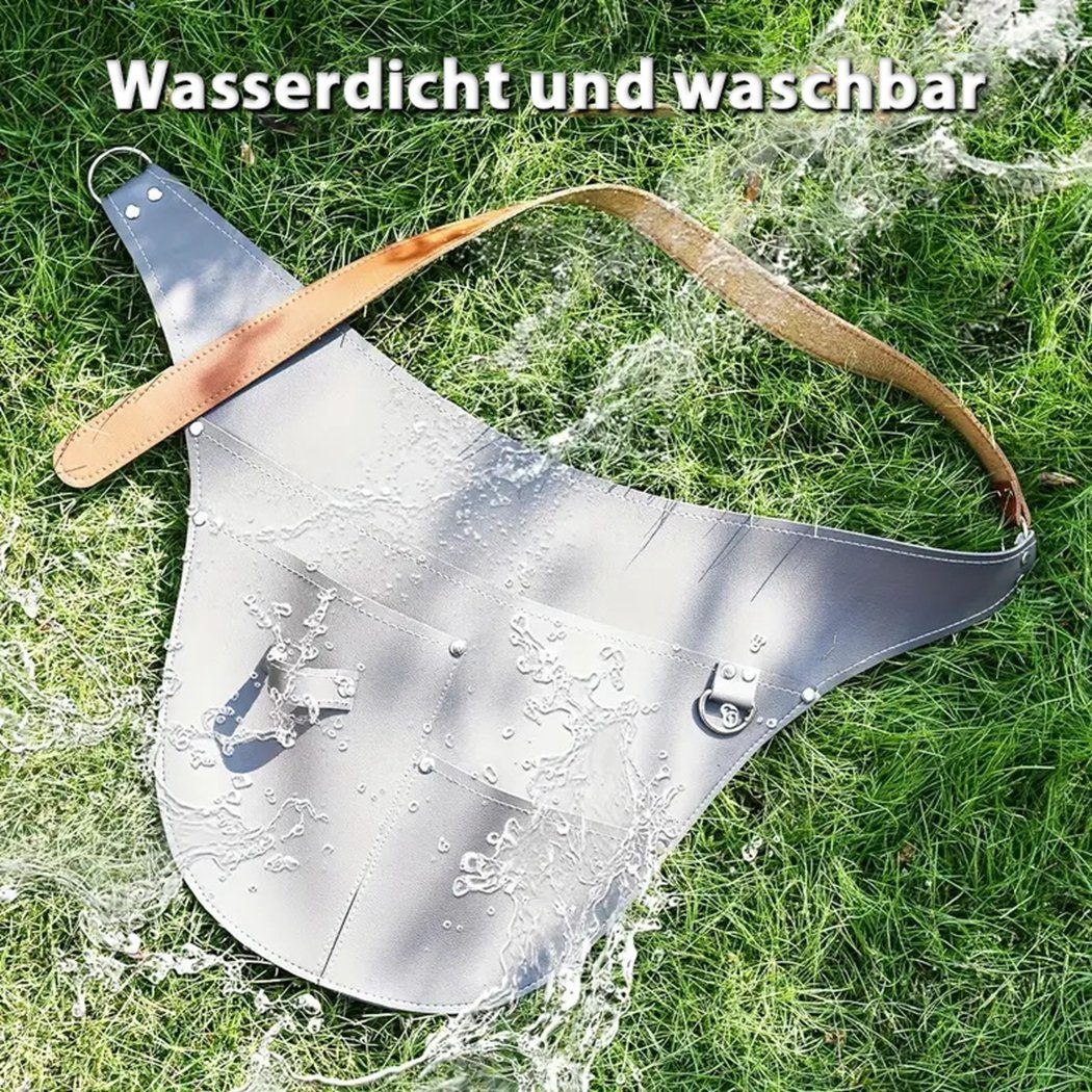 Schwarz Werkzeugtasche TUABUR Werkzeug-Hüfttasche für Gartengeräte, Gürtelholster verstellbare