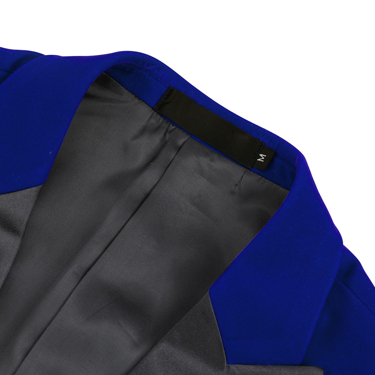 Allthemen Smokingsakko Herren Sakko in Samt Optik Smokingjacke Slim Fit