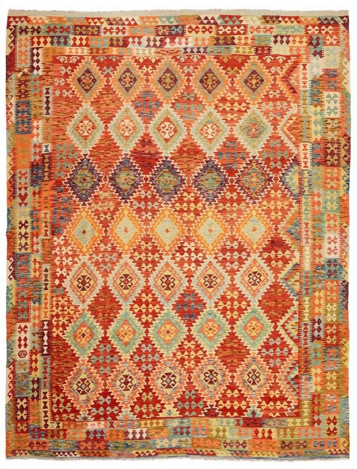 Orientteppich Kelim Afghan 300x395 Handgewebter Orientteppich, Nain  Trading, rechteckig, Höhe: 3 mm