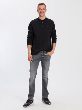 CROSS JEANS® Langarm-Poloshirt 15889