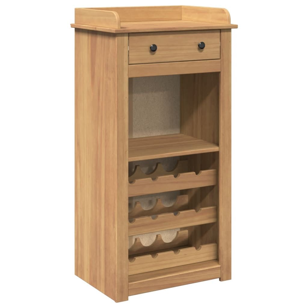 vidaXL Barschrank Weinschrank PANAMA 57x40x111,5 cm Massivholz Kiefer