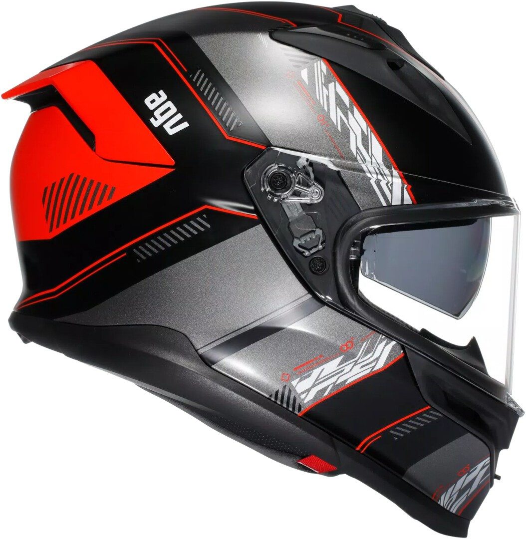 AGV Motorradhelm K7 Kyber S26 Helm, vorbereitet für Kommunikationssystem,integriertes Sonnenvisier