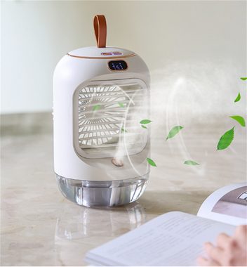 Bifurcation Wandventilator Portable silent water-cooled spray fan with automatic shaking head