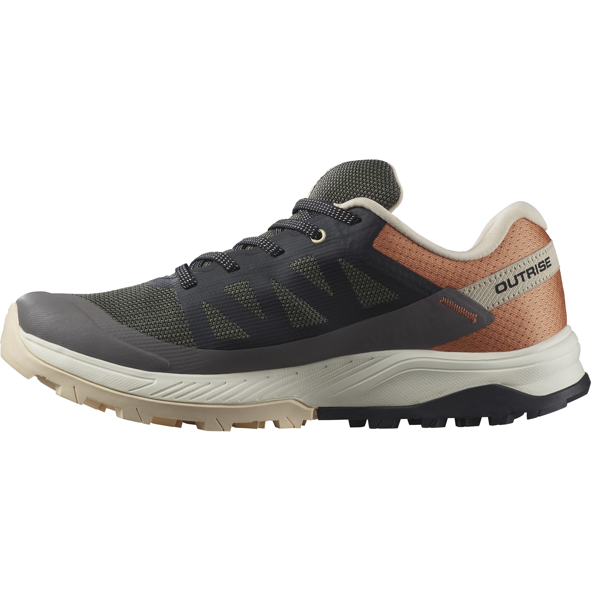 Salomon OUTRISE GORE-TEX® W Wanderschuh grau-orange Wasserdicht