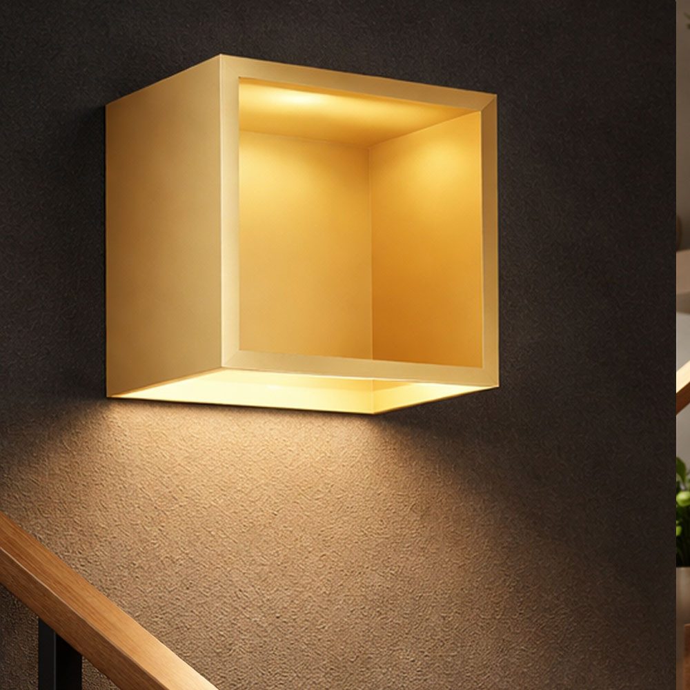 WOFI LED Wandleuchte, Leuchtmittel inklusive, Warmweiß, Wandlampe Innen LED Modern Wohnzimmer Wand LED Lampe Treppenhaus